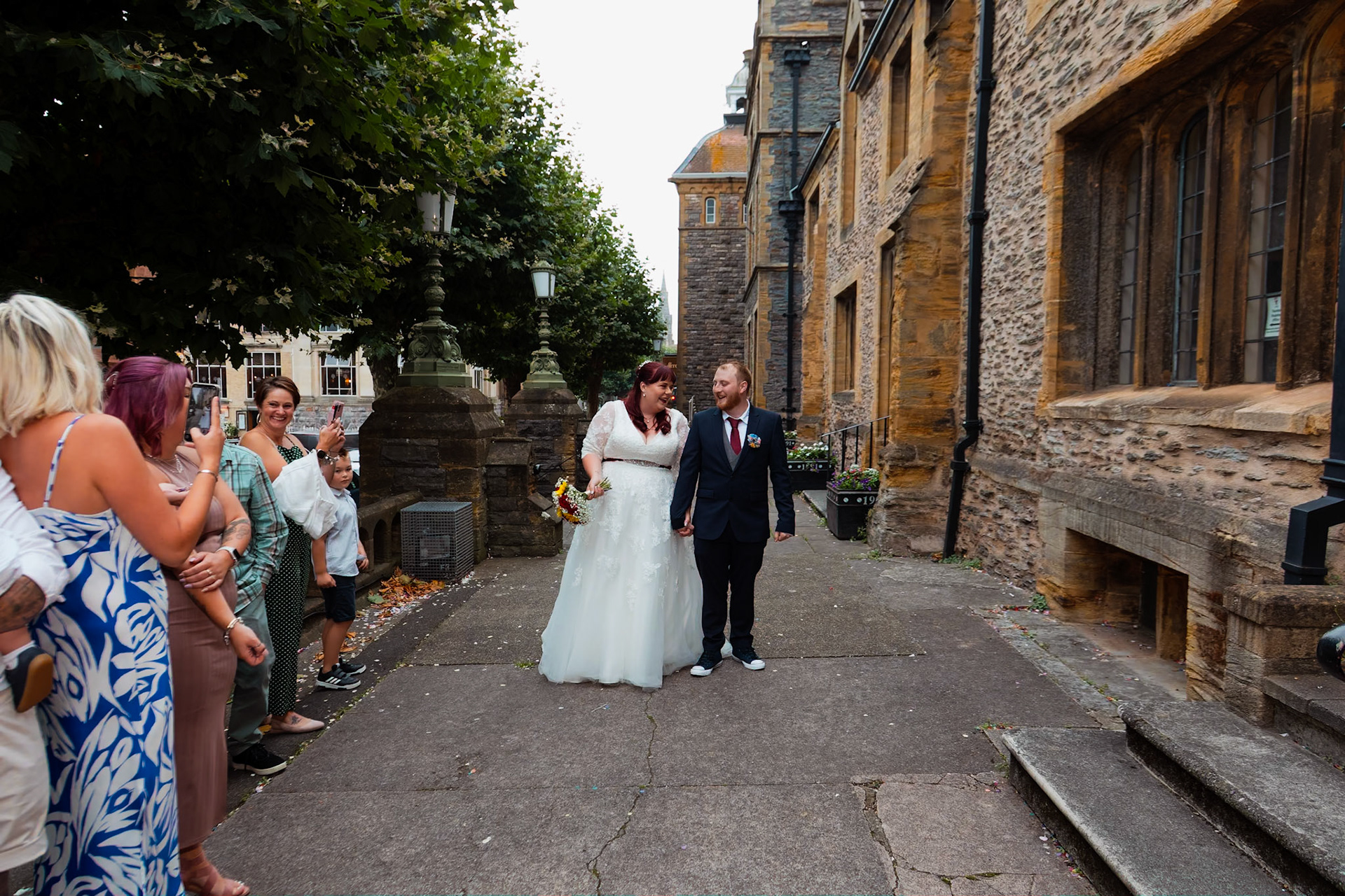 beckie and Steves Wedding Pictures taken in Taunton and the reception at Stoke st Gregory in Somerset.