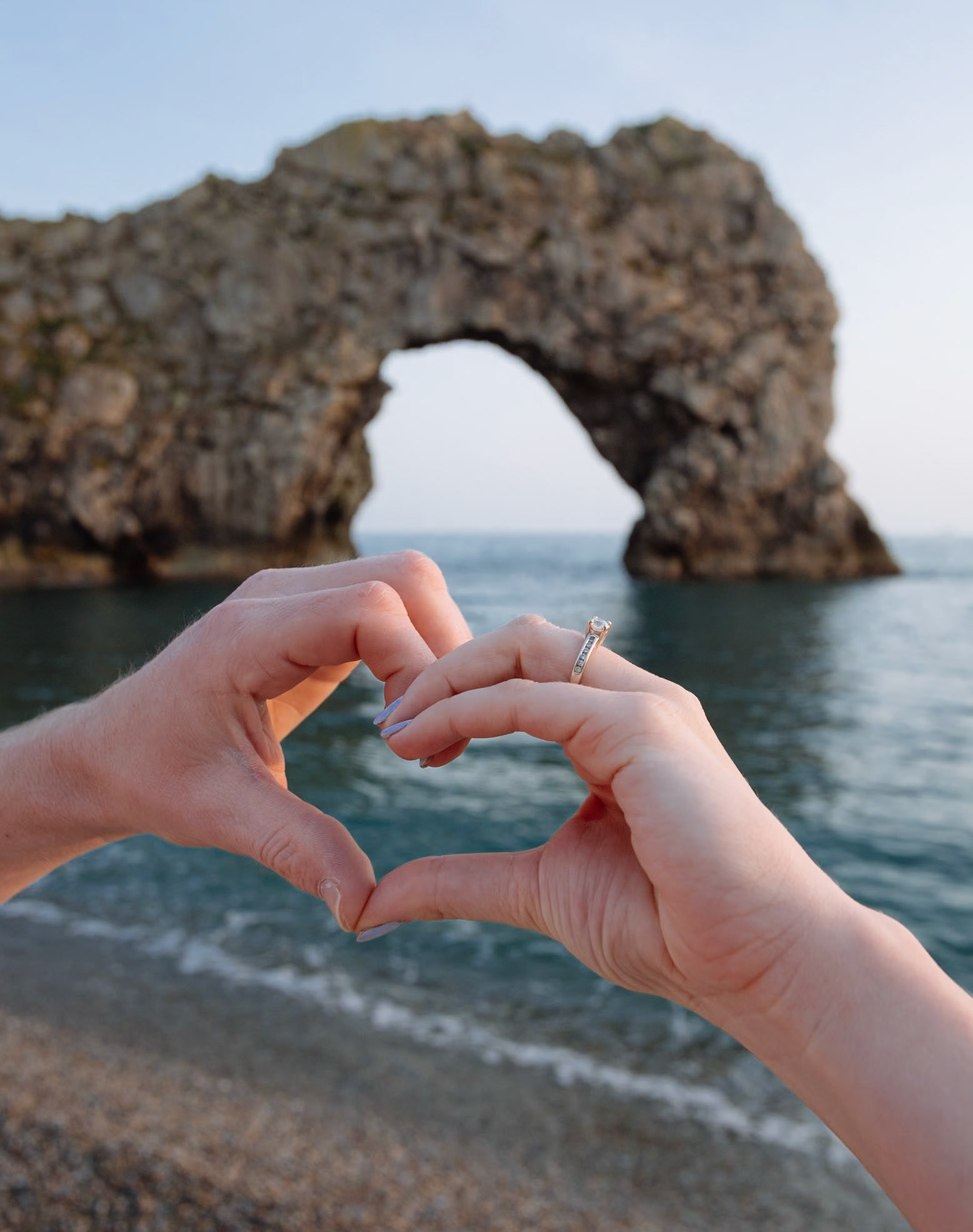 Engagement Photography Shoot at Durdle Door Dorset