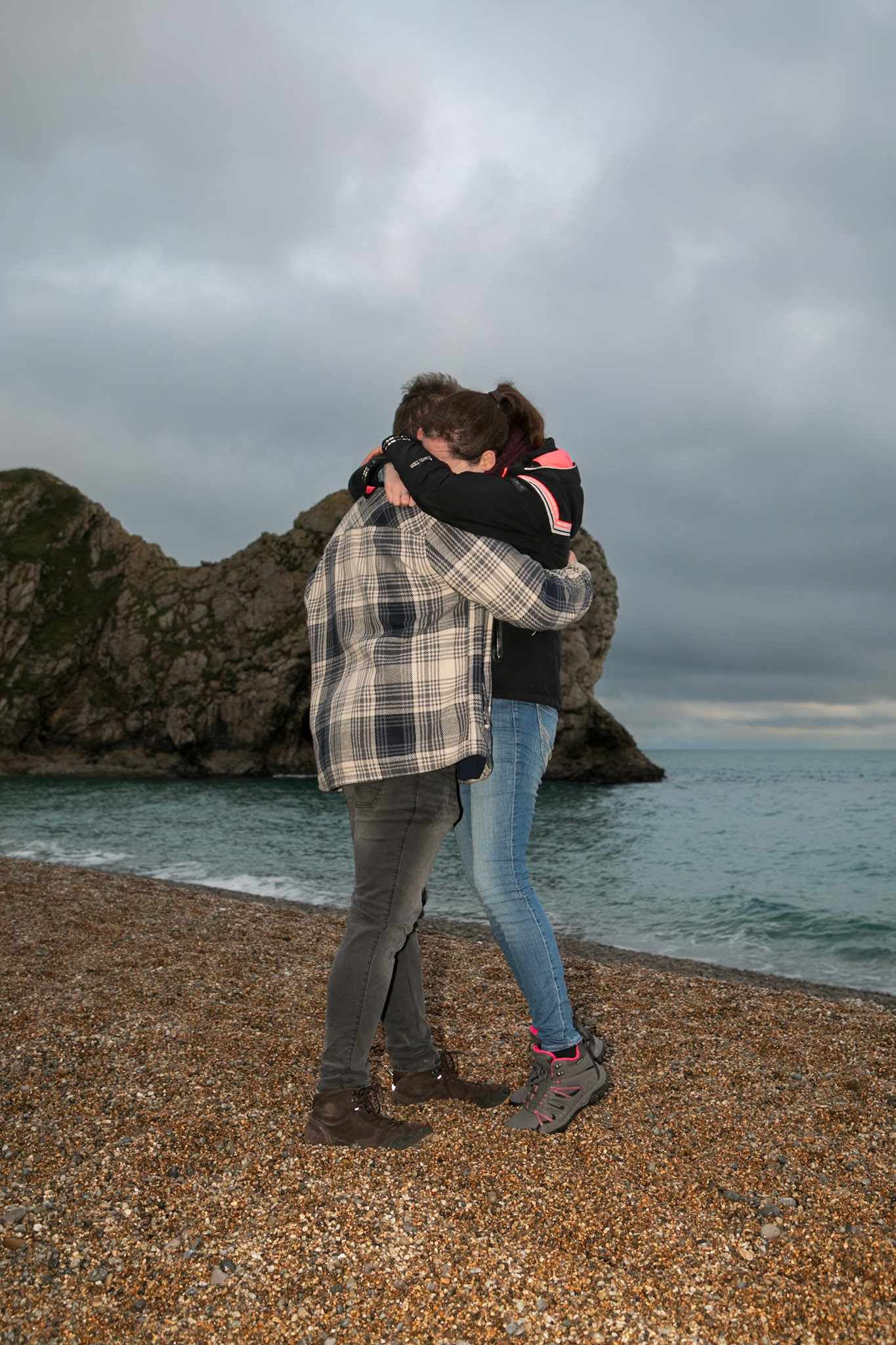 Jake proposal to Becky at Durdle Door Dorset on the 30th December 2024