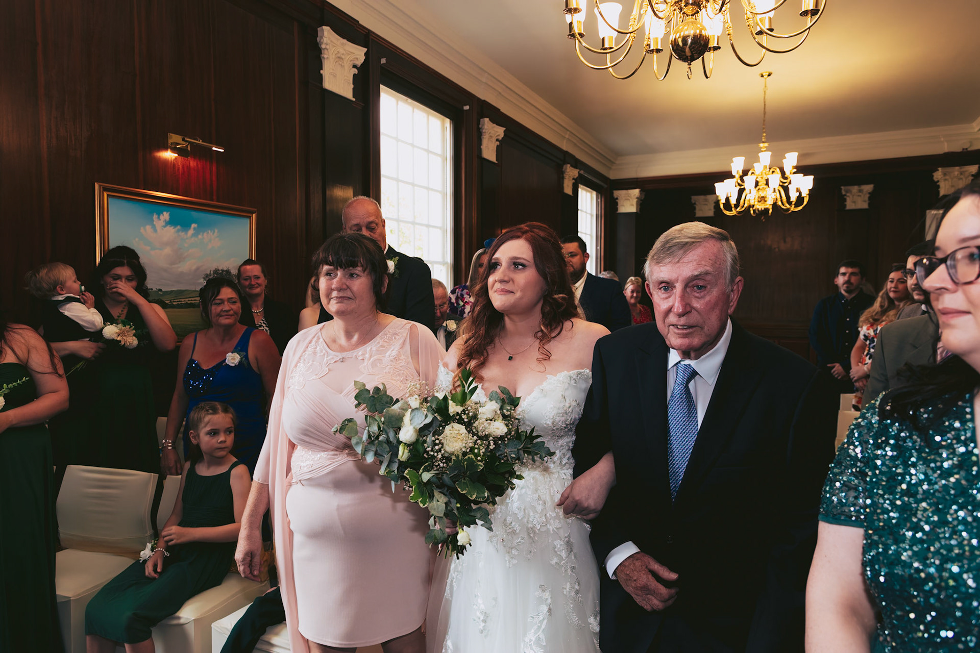 Becky and Bradleys wedding pictures taken in Trowbridge on the 17th August 2024