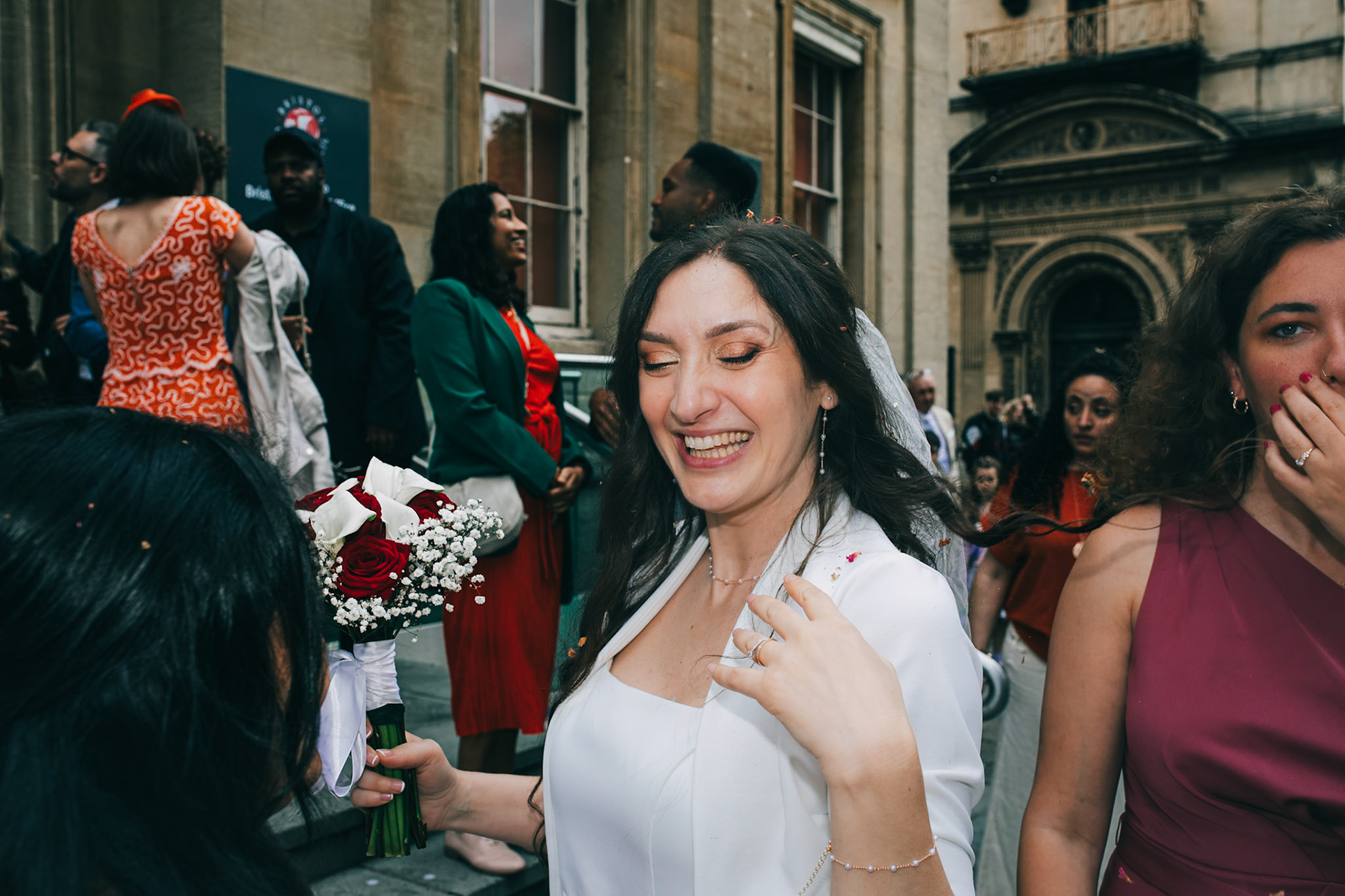 Louis and Anias Wedding in Bristol, ceremony at the Old Council Office in the City Centre with Photos in Castle park and along the river reception at Caribbean Croft on Gloucester Road