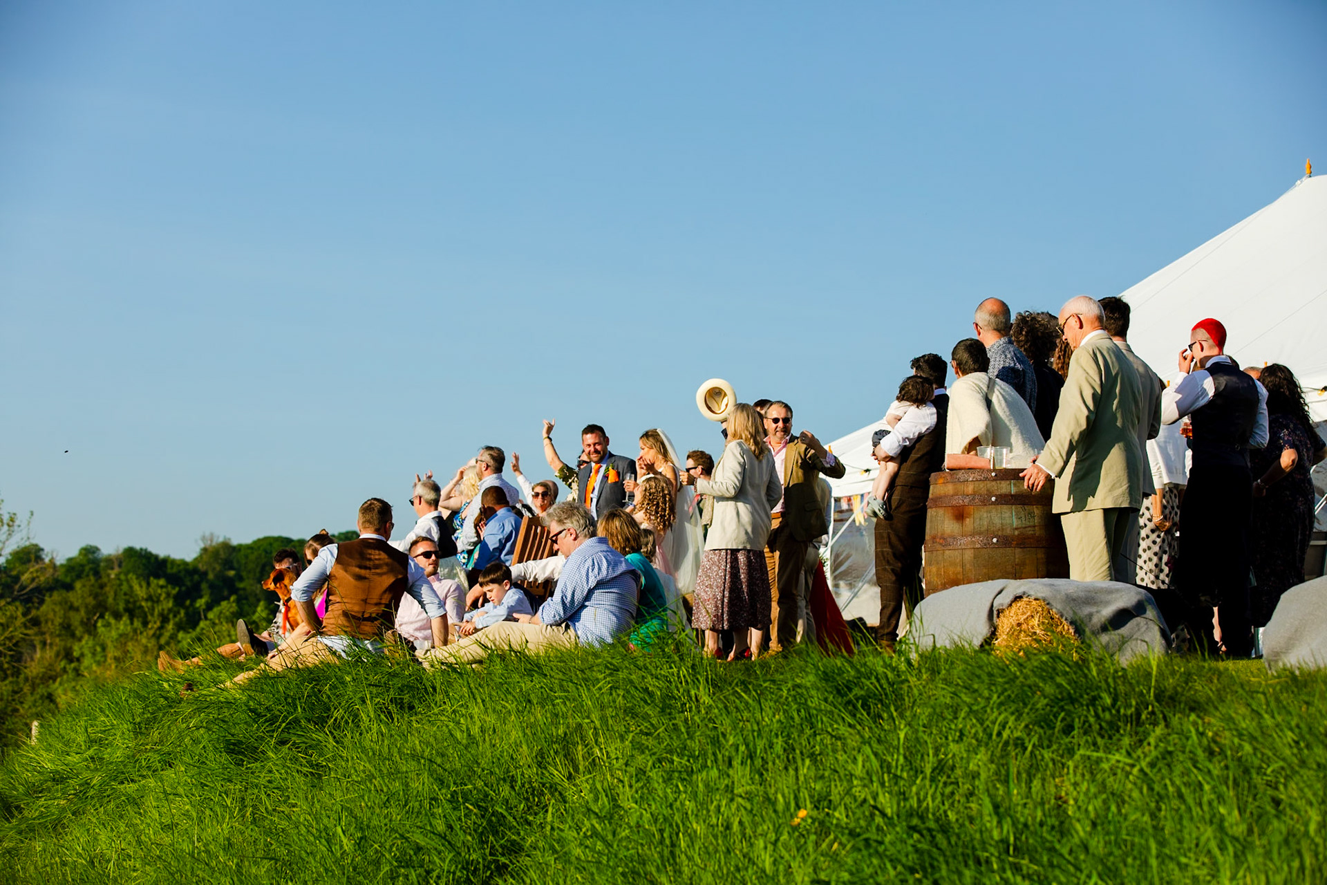 Holly and Olivers wedding that took place on 10th May 2025 with the ceremony taking place at Shaftesbury Town Hall photos on the Famouse Gold Hill and reception at a local house.
