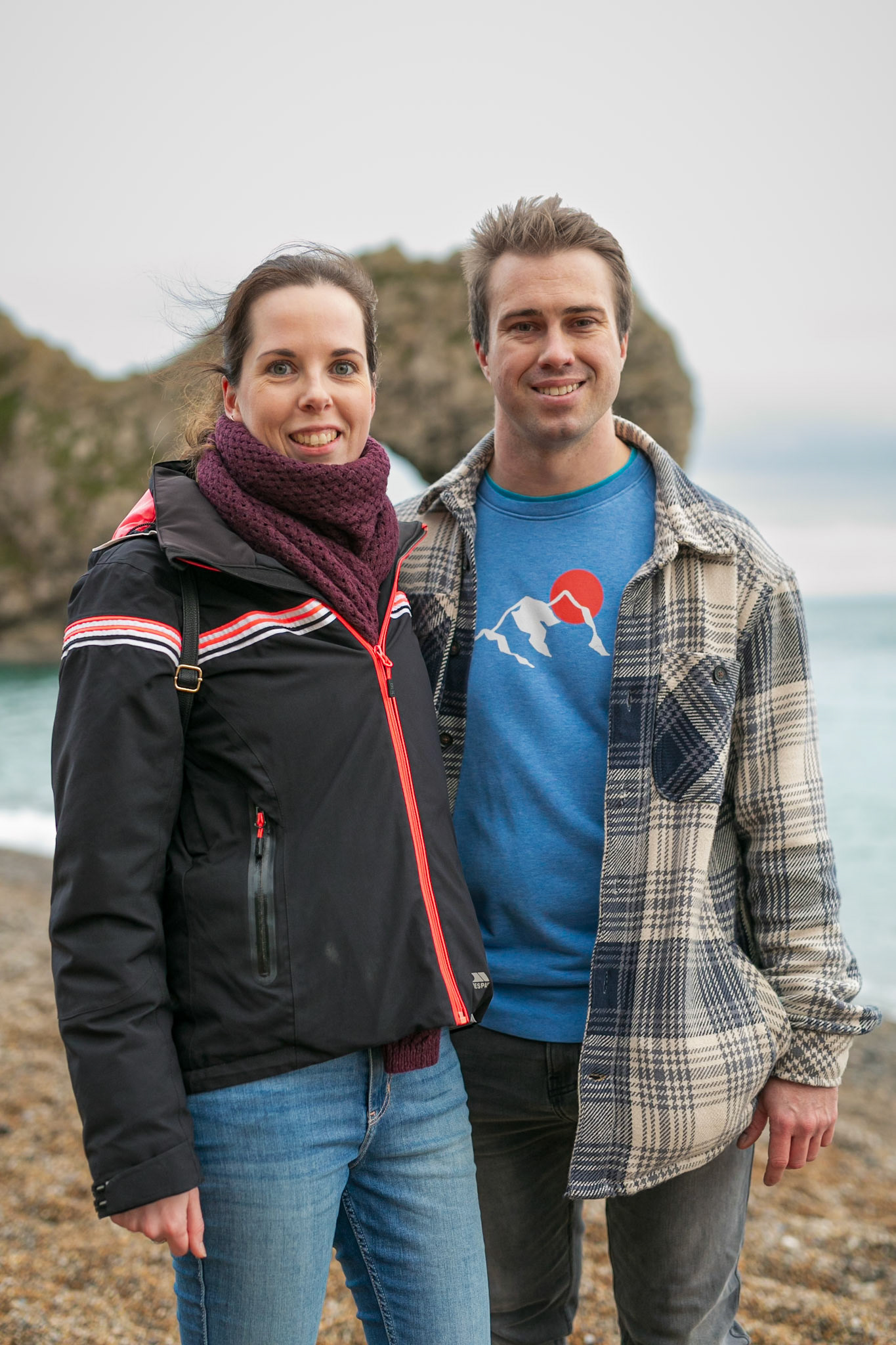 Jake proposal to Becky at Durdle Door Dorset on the 30th December 2024