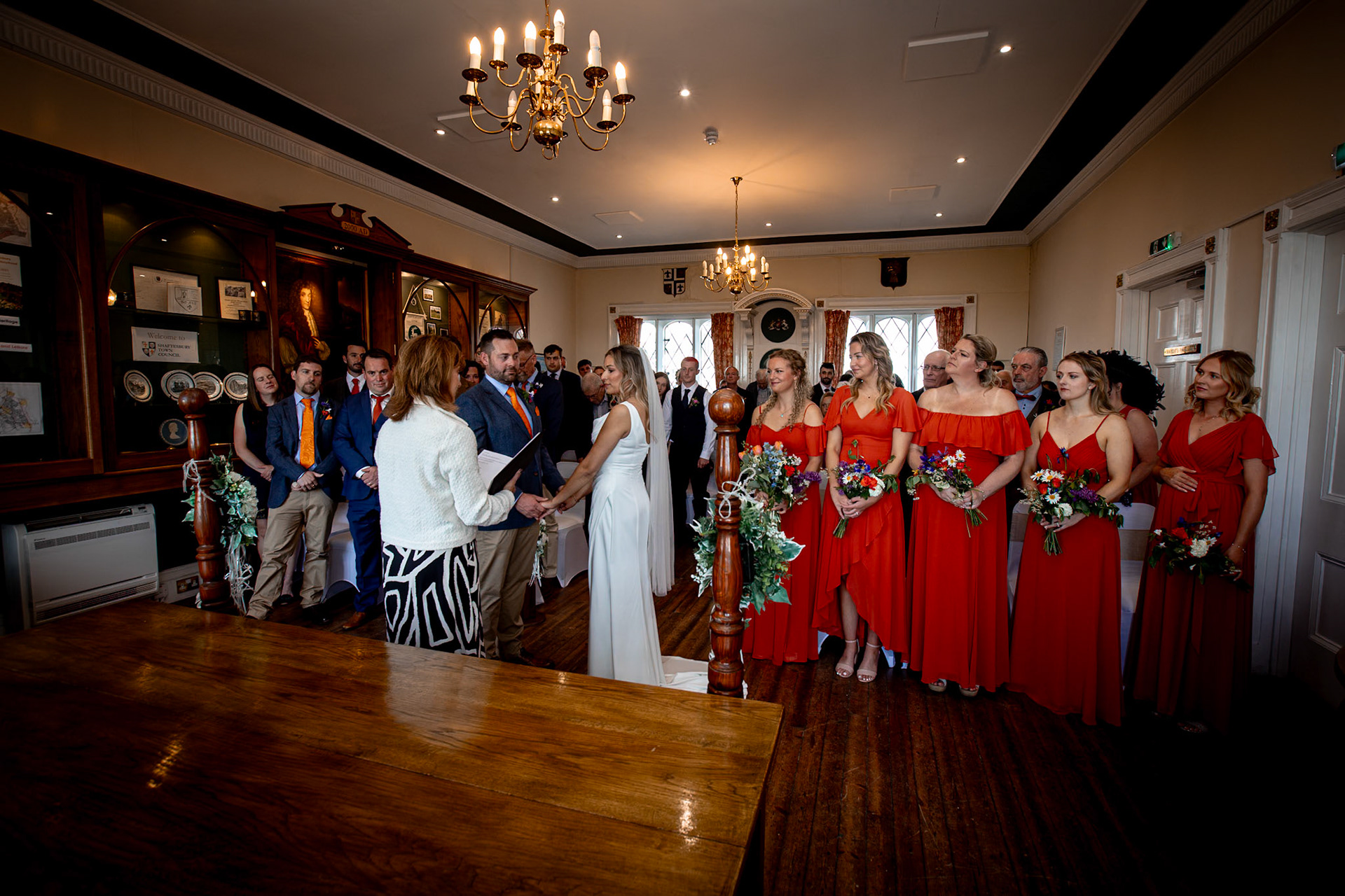 Holly and Olivers wedding that took place on 10th May 2025 with the ceremony taking place at Shaftesbury Town Hall photos on the Famouse Gold Hill and reception at a local house.