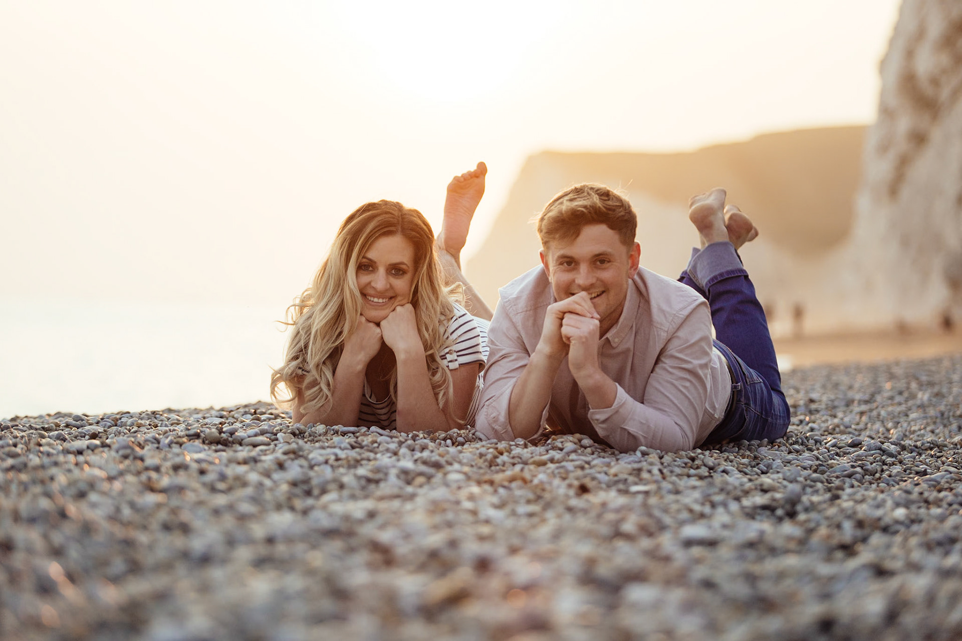 Engagement Photography Shoot at Durdle Door Dorset