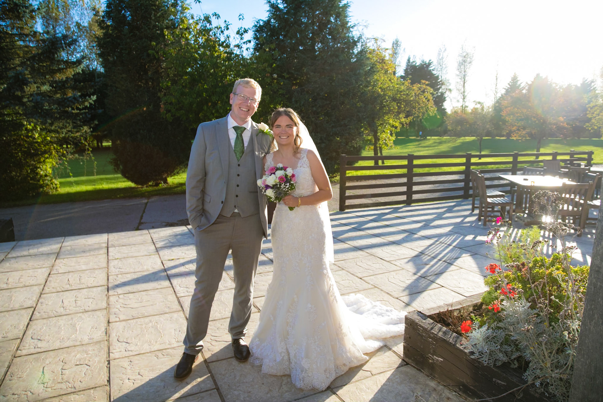 Mark and Rosies Wedding pictures taken on the 8th October 2022 at Sudland Church and Bulbery Woods Golf Club