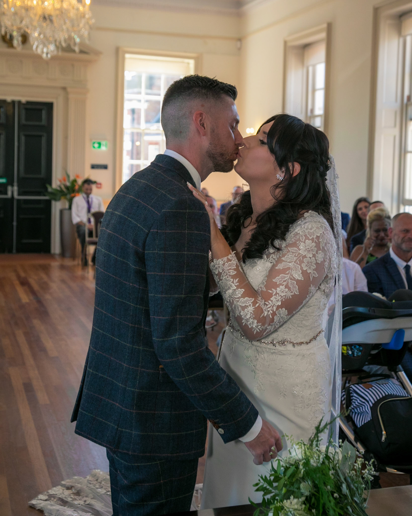 Harriet and Alan Wedding at Poole Guildhall in July 2022