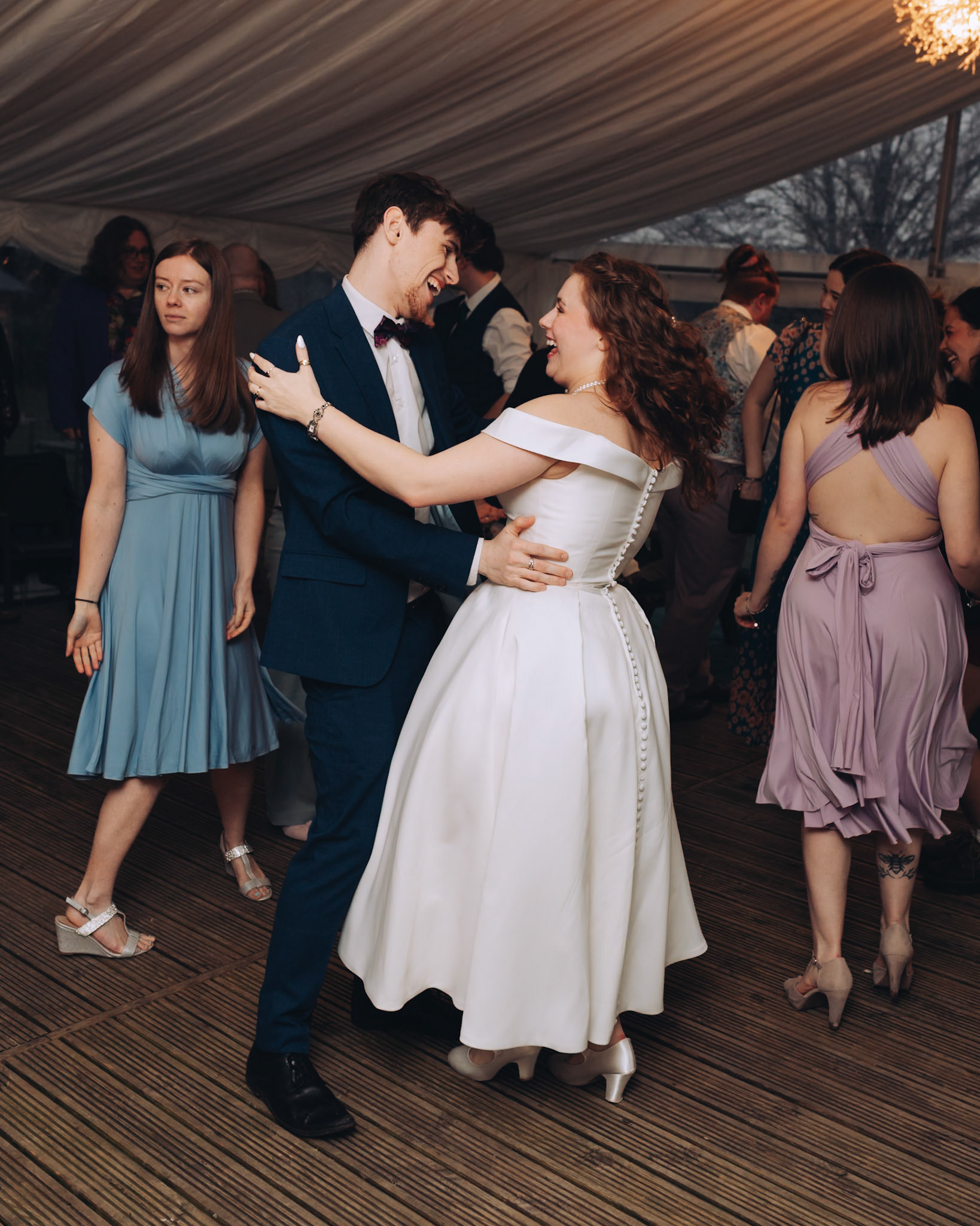 Logan and Jordans Wedding at Wimborne in March 2025