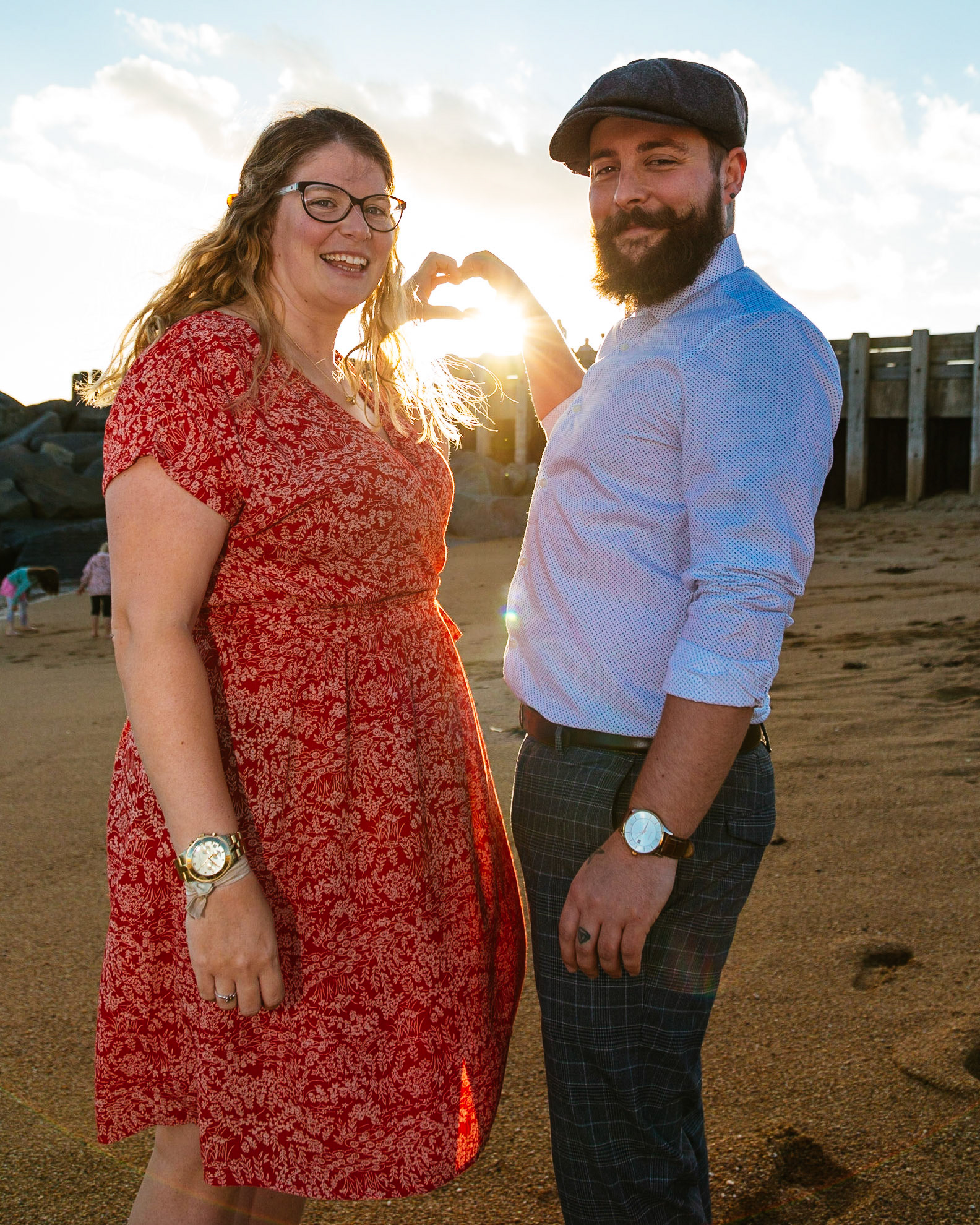 Holly and Shane Engagement Shoot West Bay Dorset