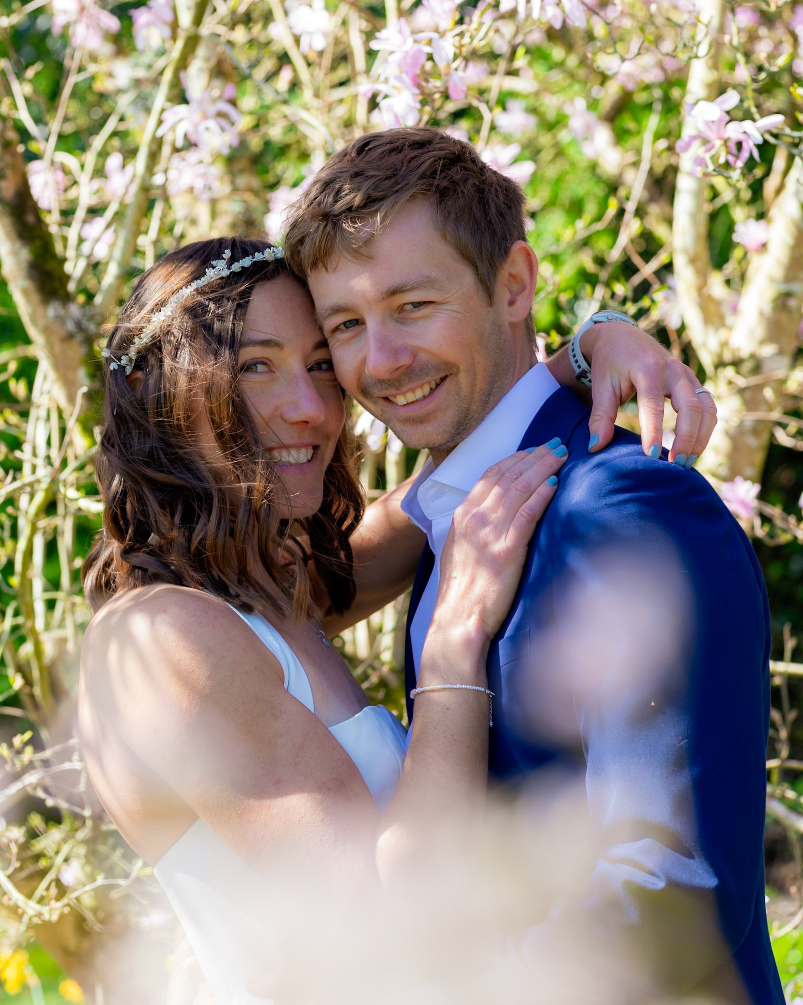 Richard and Emily's beautiful spring wedding took place on the 7th April the Wedding took place at County Hall Dorchester photos taken in the nearby Borough Gardens with coffee and Cake at Finca Poundbury