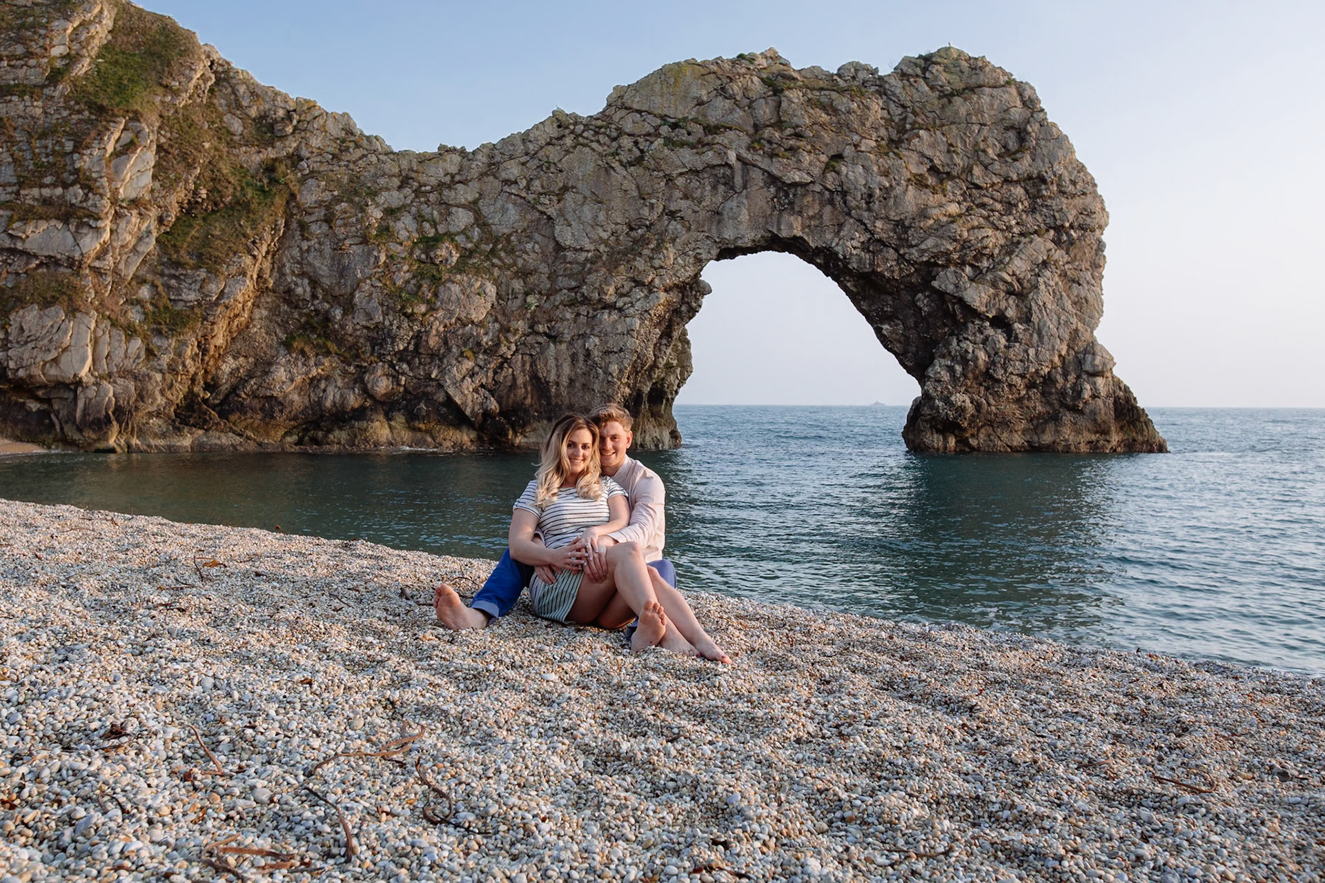 Engagement Photography Shoot at Durdle Door Dorset