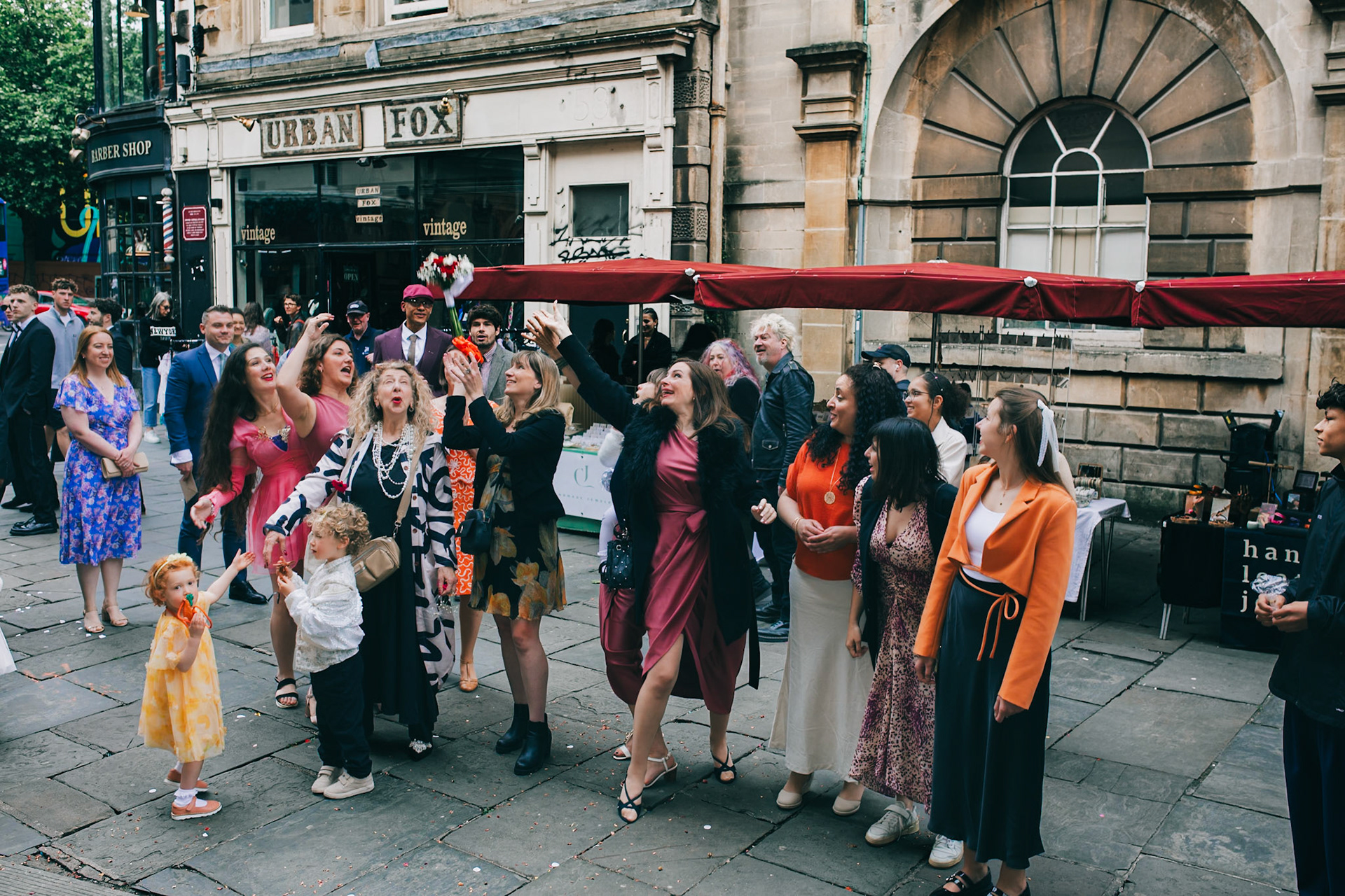 Louis and Anias Wedding in Bristol, ceremony at the Old Council Office in the City Centre with Photos in Castle park and along the river reception at Caribbean Croft on Gloucester Road