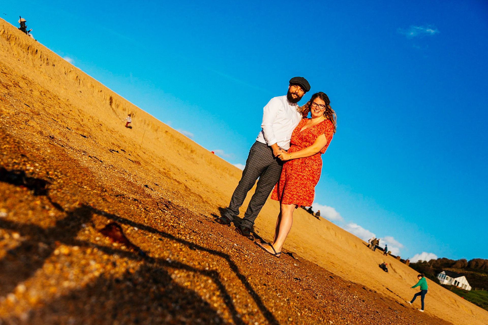 Holly and Shane Engagement Shoot West Bay Dorset