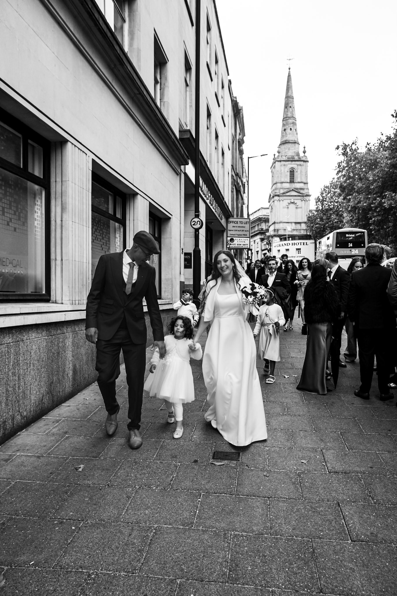 Louis and Anias Wedding in Bristol, ceremony at the Old Council Office in the City Centre with Photos in Castle park and along the river reception at Caribbean Croft on Gloucester Road