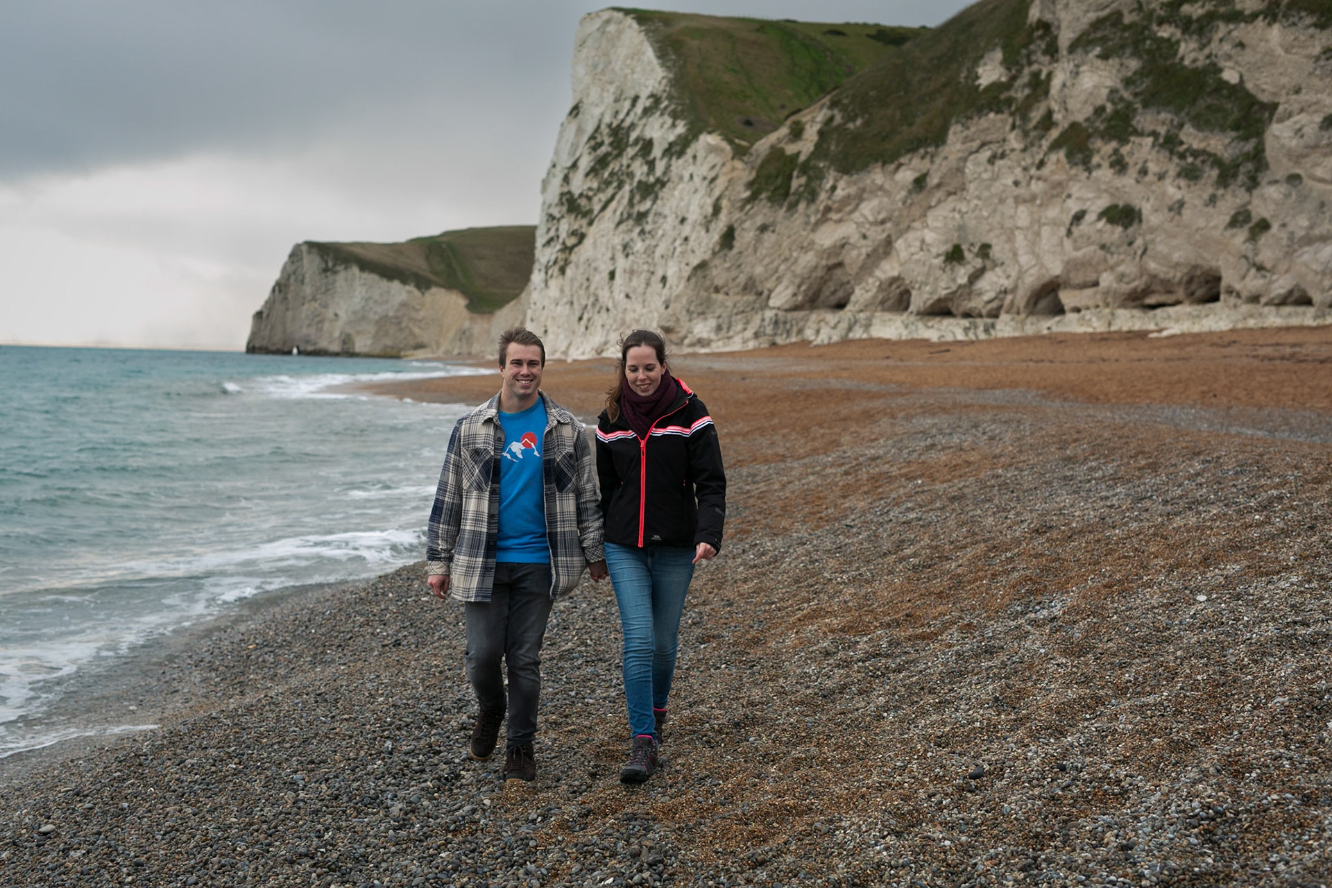 Jake proposal to Becky at Durdle Door Dorset on the 30th December 2024