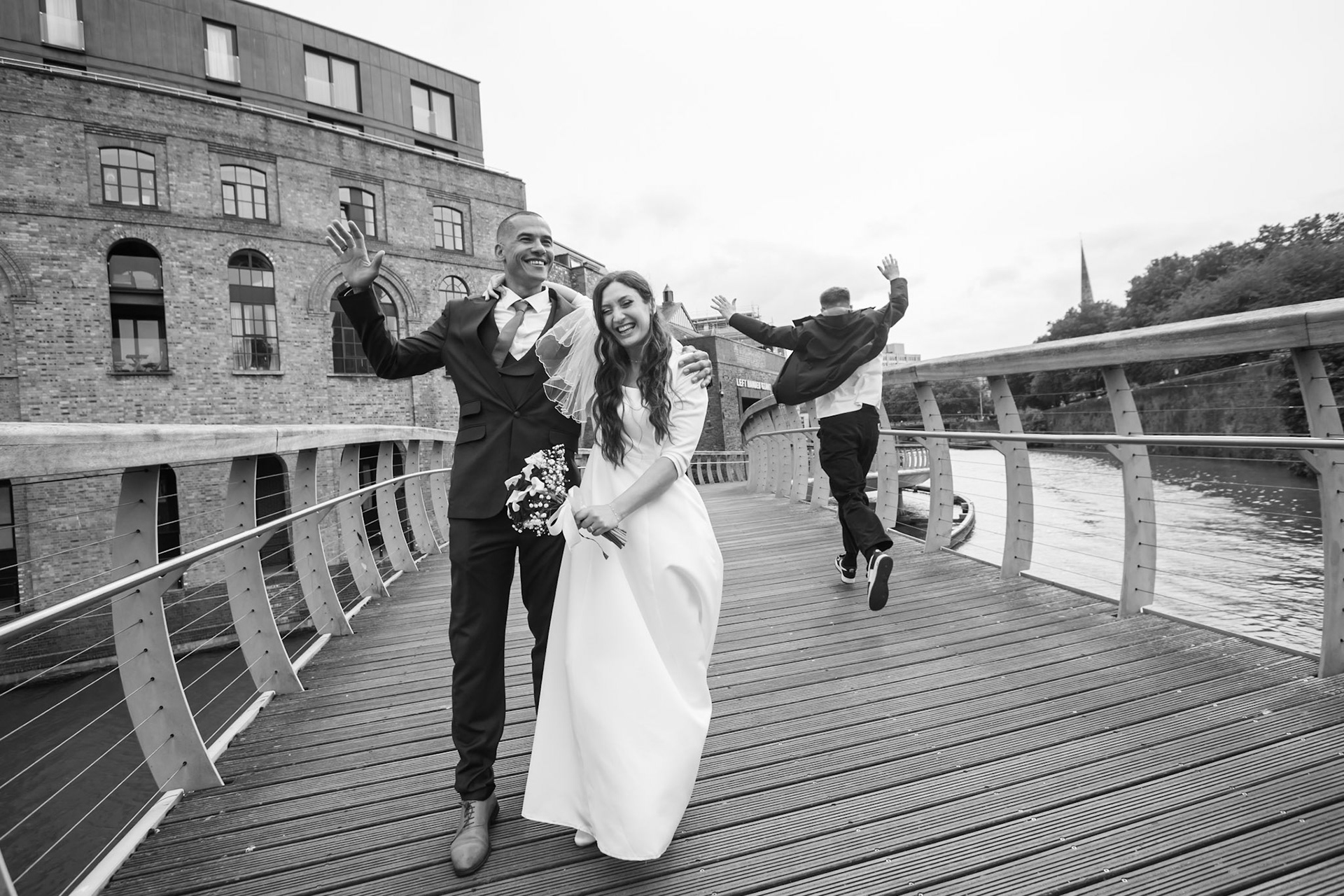 Louis and Anias Wedding in Bristol, ceremony at the Old Council Office in the City Centre with Photos in Castle park and along the river reception at Caribbean Croft on Gloucester Road