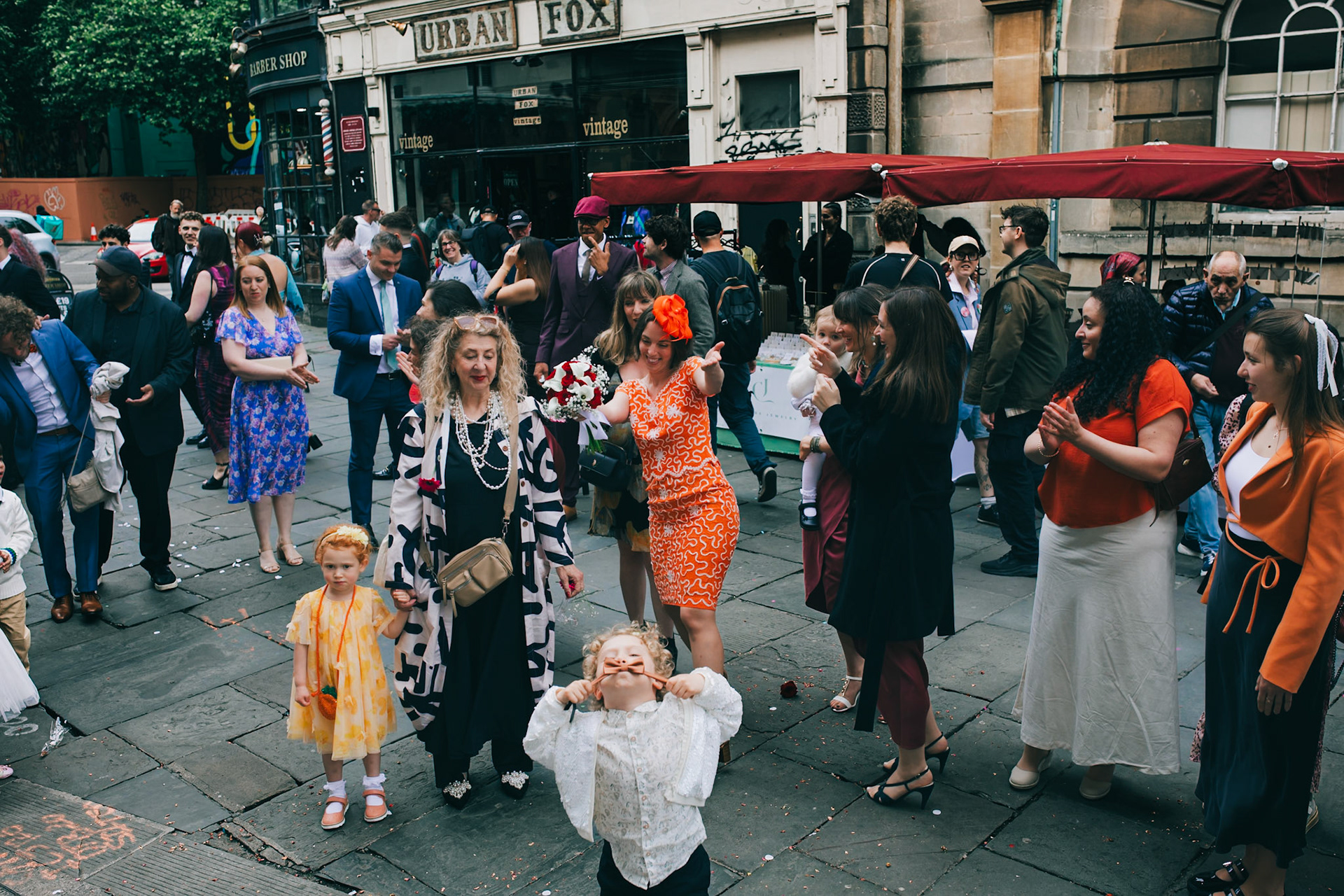Louis and Anias Wedding in Bristol, ceremony at the Old Council Office in the City Centre with Photos in Castle park and along the river reception at Caribbean Croft on Gloucester Road