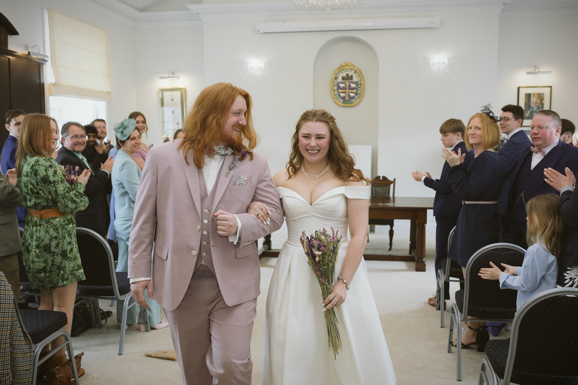 Logan and Jordans Wedding at Wimborne in March 2025