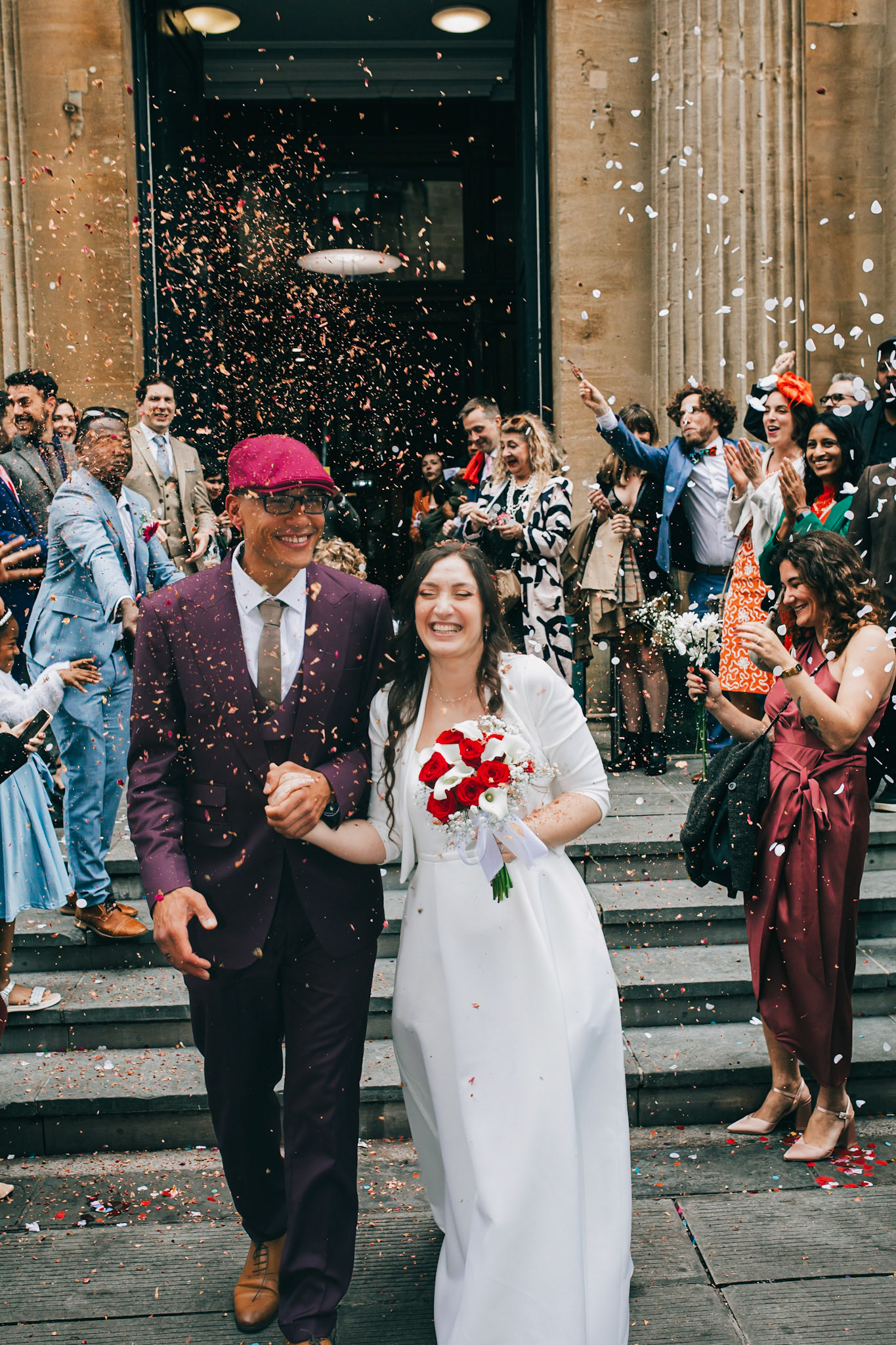 Louis and Anias Wedding in Bristol, ceremony at the Old Council Office in the City Centre with Photos in Castle park and along the river reception at Caribbean Croft on Gloucester Road