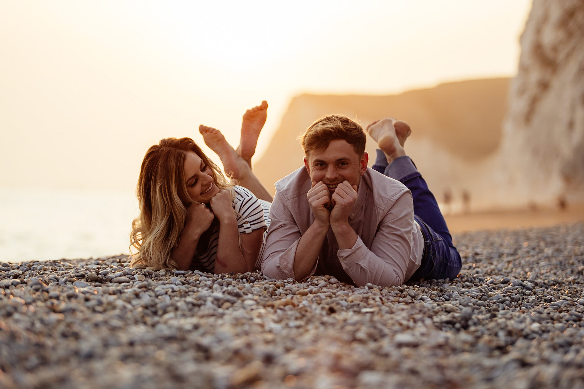 Engagement Photography Shoot at Durdle Door Dorset