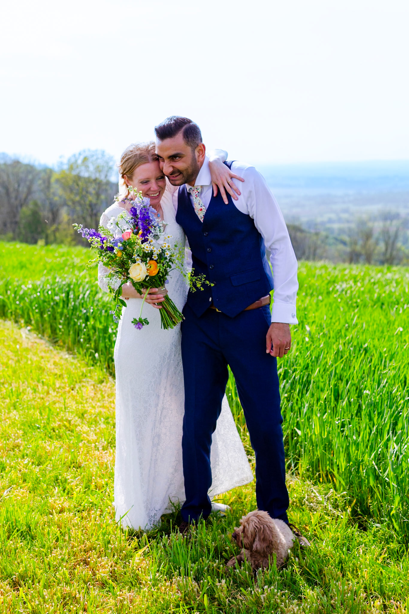 Pictures from Jay and Flo's beautiful spring wedding that took place at Shaftesbury in North Dorset and