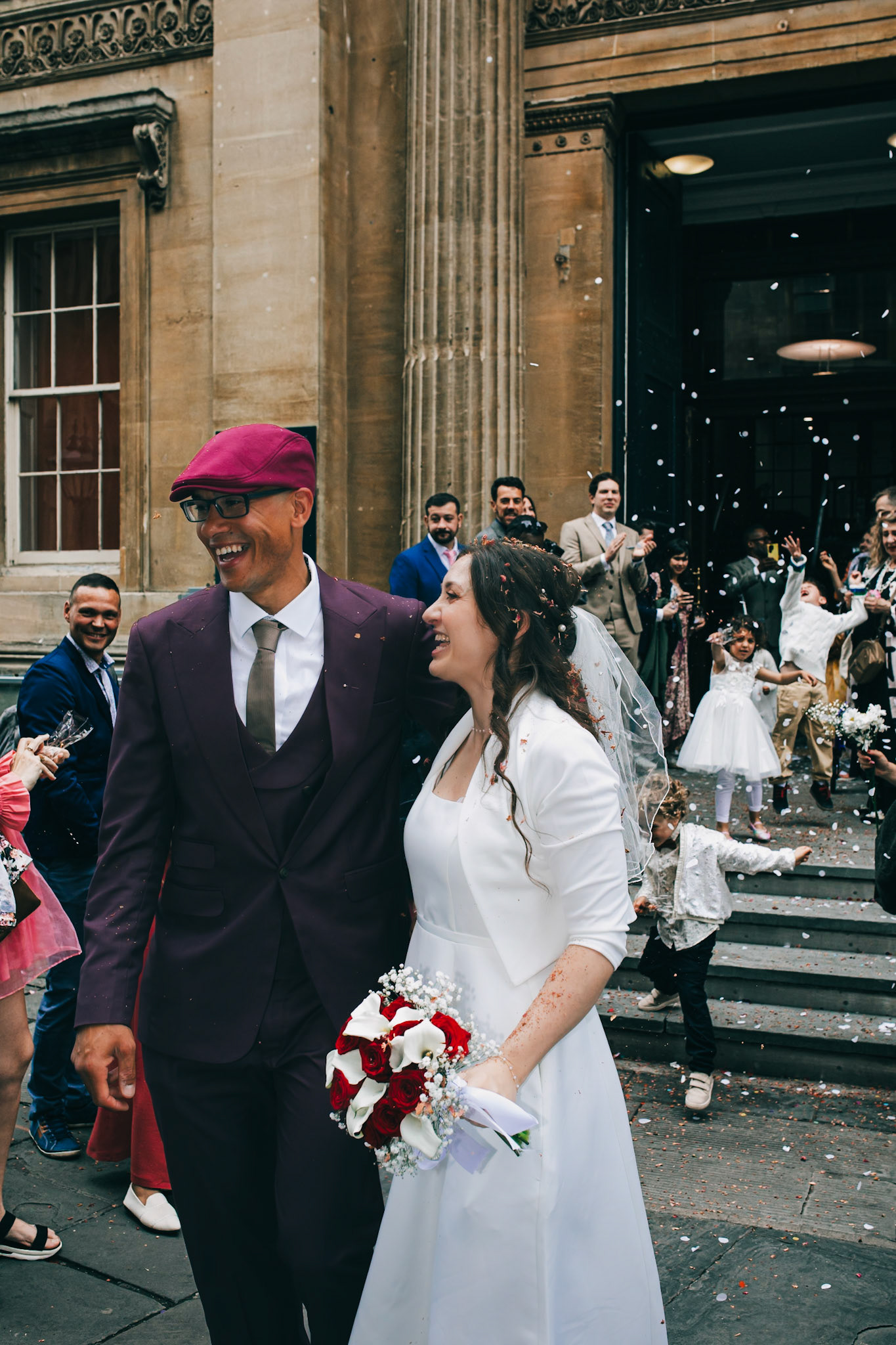 Louis and Anias Wedding in Bristol, ceremony at the Old Council Office in the City Centre with Photos in Castle park and along the river reception at Caribbean Croft on Gloucester Road