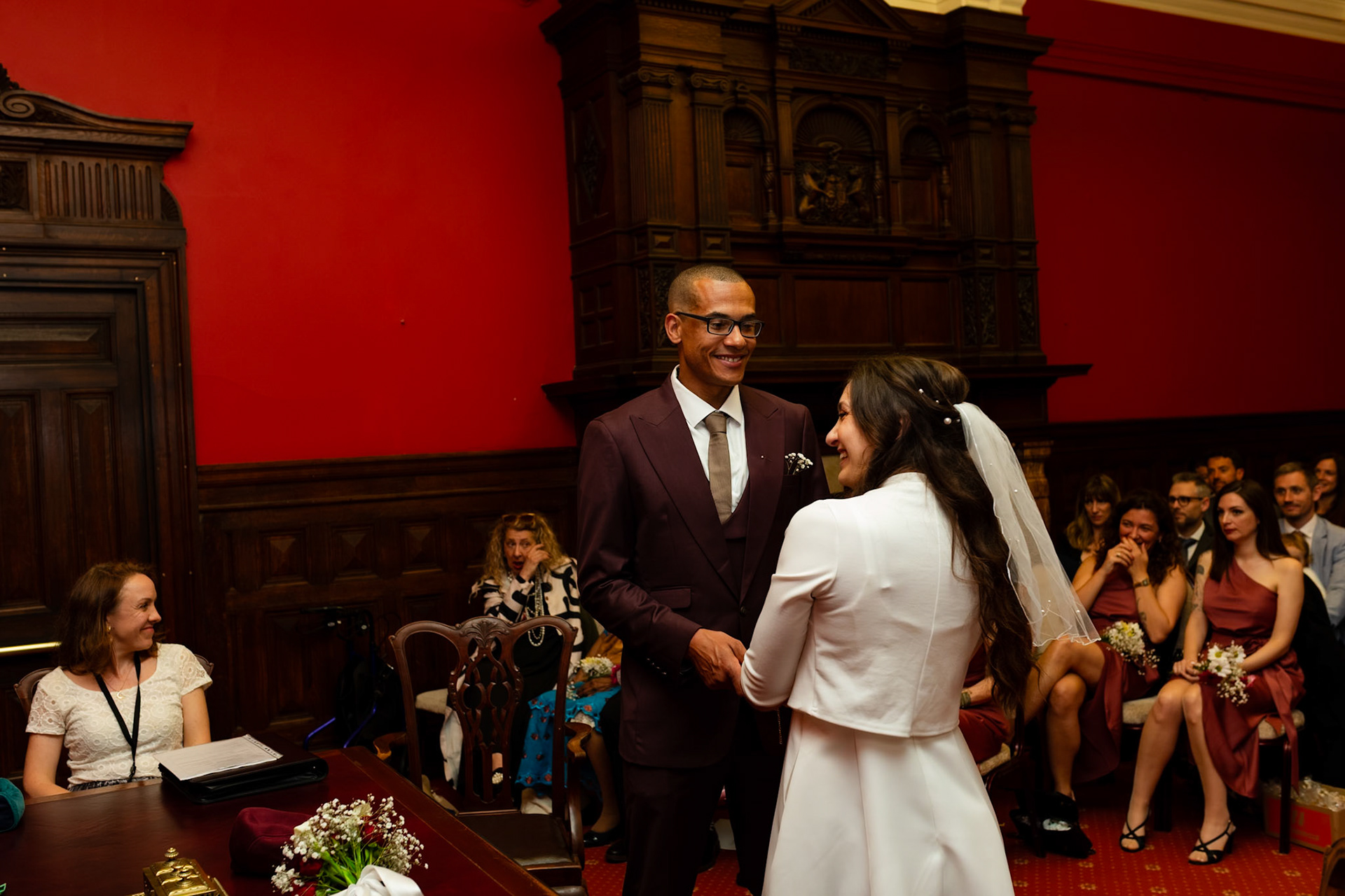 Louis and Anias Wedding in Bristol, ceremony at the Old Council Office in the City Centre with Photos in Castle park and along the river reception at Caribbean Croft on Gloucester Road