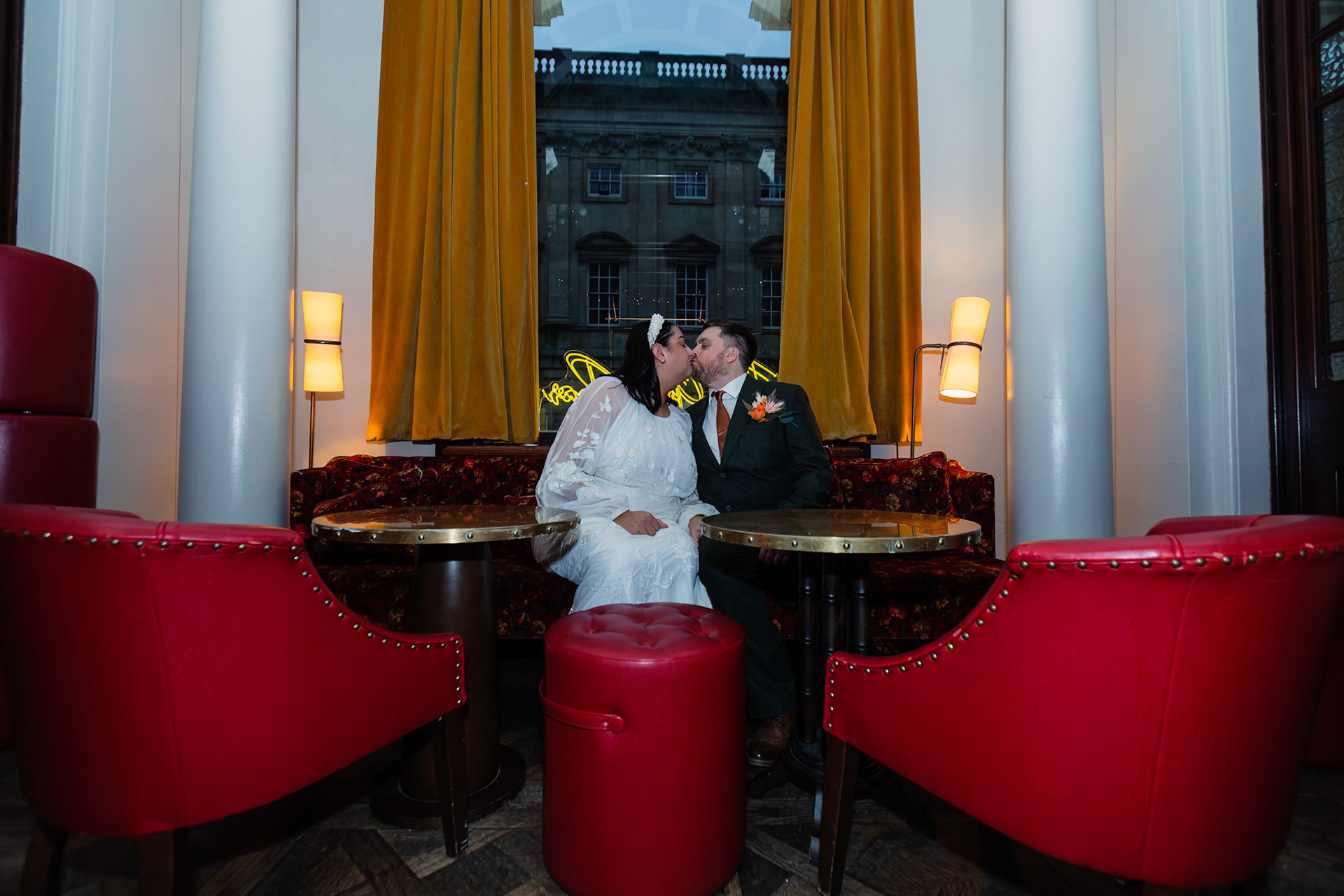 Jessica and Richards Wedding Photos taking in Bristol December 2023 and February 2024 at the Bristol Harbour Hotel, The Old Council House Bristol and The Mount Without.