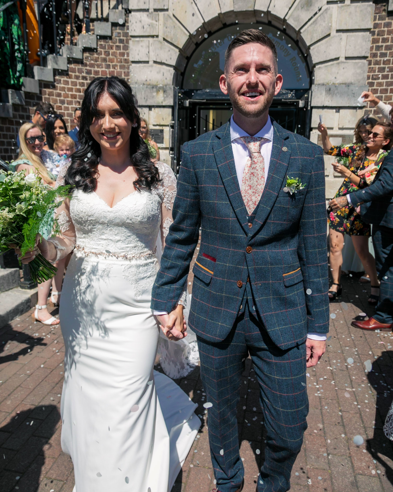 Harriet and Alan Wedding at Poole Guildhall in July 2022