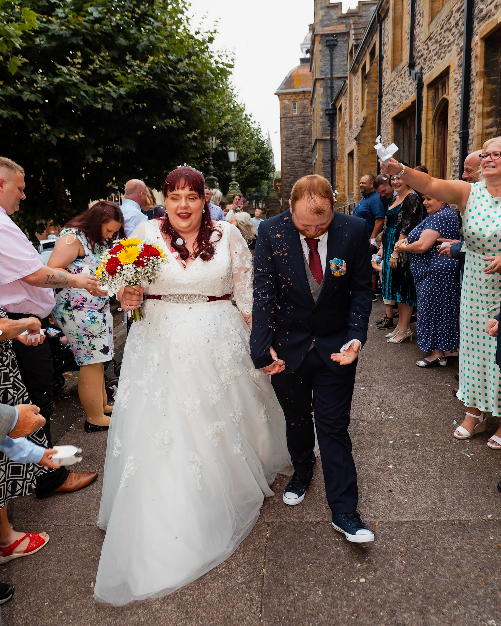 beckie and Steves Wedding Pictures taken in Taunton and the reception at Stoke st Gregory in Somerset.