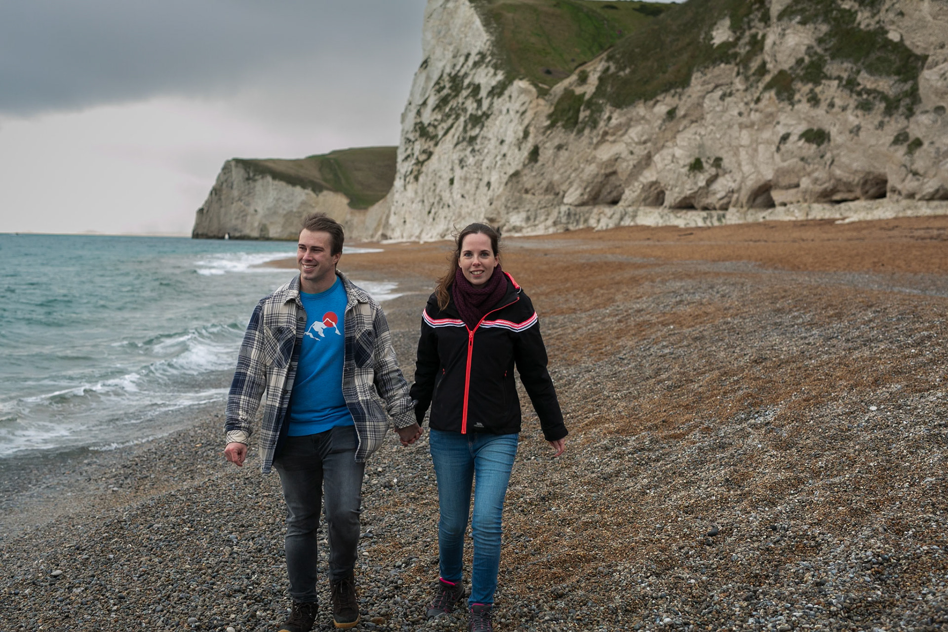 Jake proposal to Becky at Durdle Door Dorset on the 30th December 2024