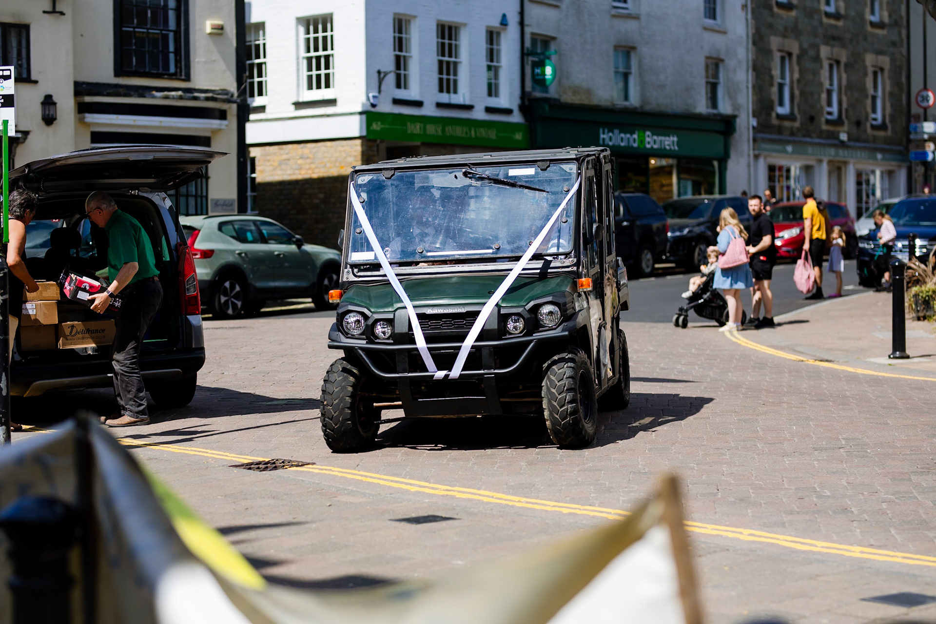Holly and Olivers wedding that took place on 10th May 2025 with the ceremony taking place at Shaftesbury Town Hall photos on the Famouse Gold Hill and reception at a local house.
