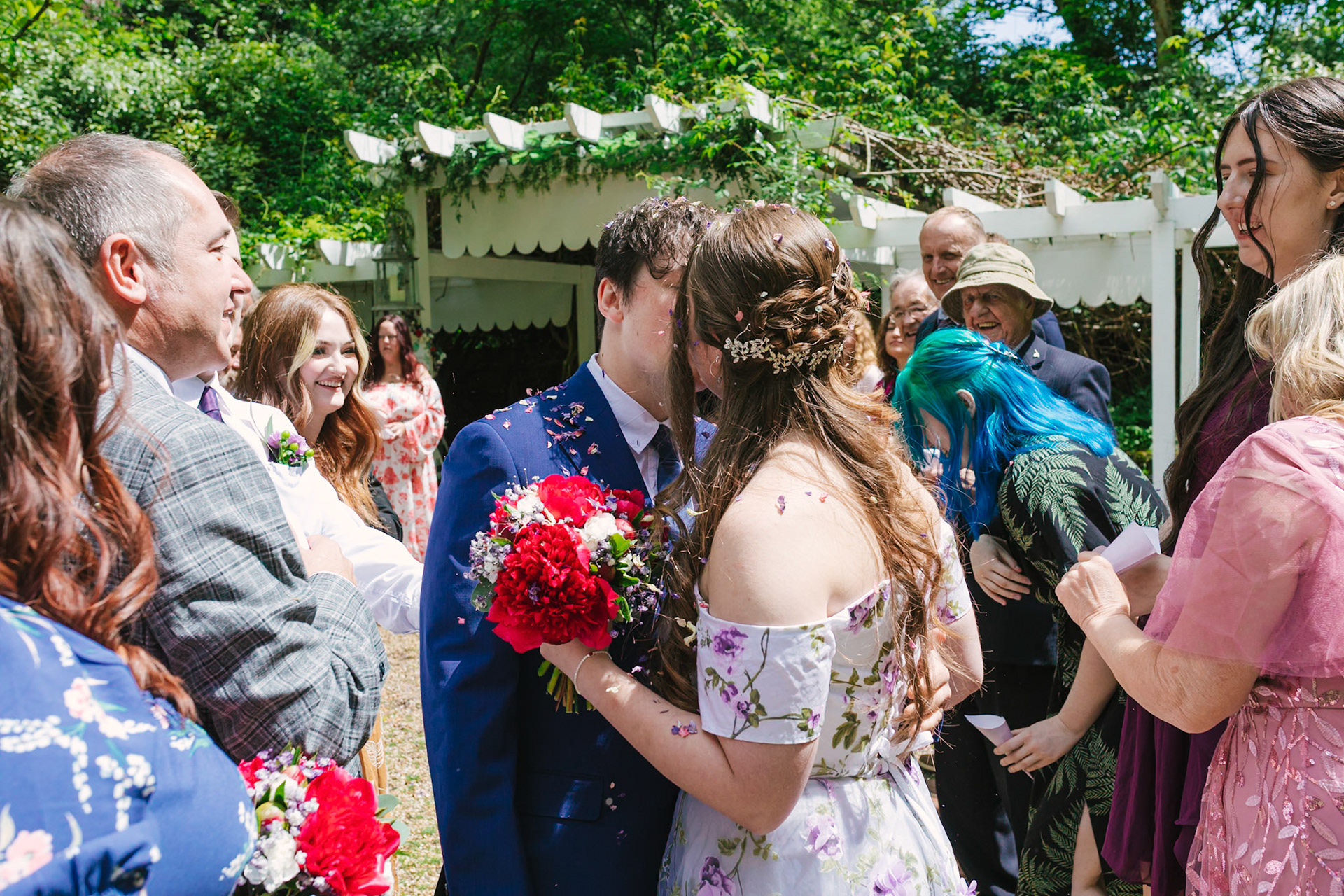 Lia and Sams Wonderful Wedding on the 25th May 2025 with the ceremony taking place at Upwey Wishing Well, the reception taking place at the Centenery Club in Weymouth, this was of my split weddings packages.