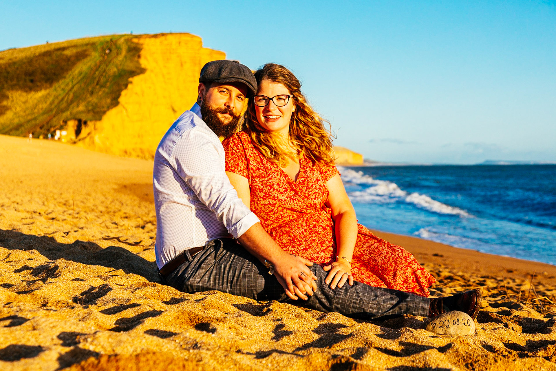 Holly and Shane Engagement Shoot West Bay Dorset