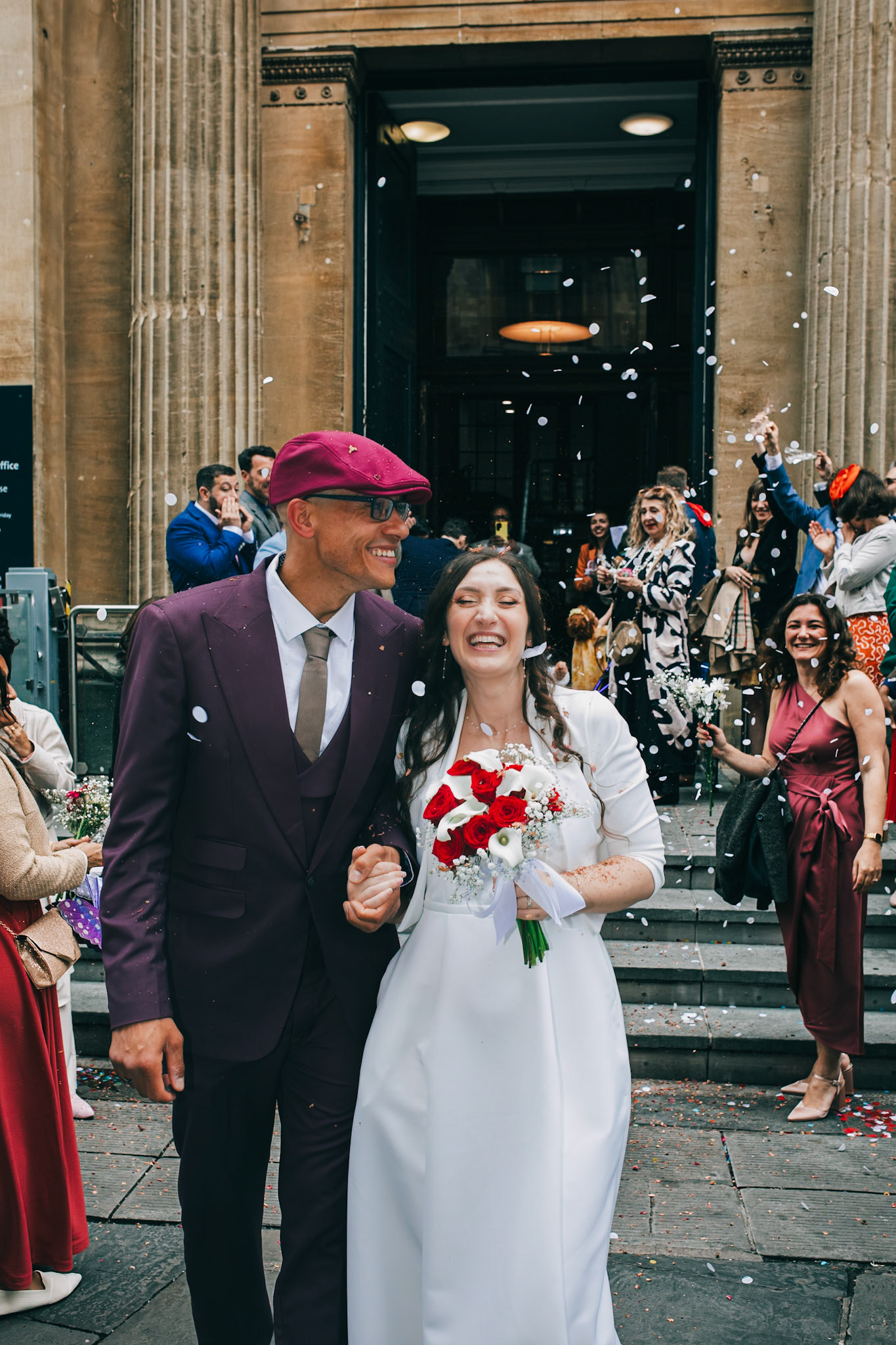 Louis and Anias Wedding in Bristol, ceremony at the Old Council Office in the City Centre with Photos in Castle park and along the river reception at Caribbean Croft on Gloucester Road