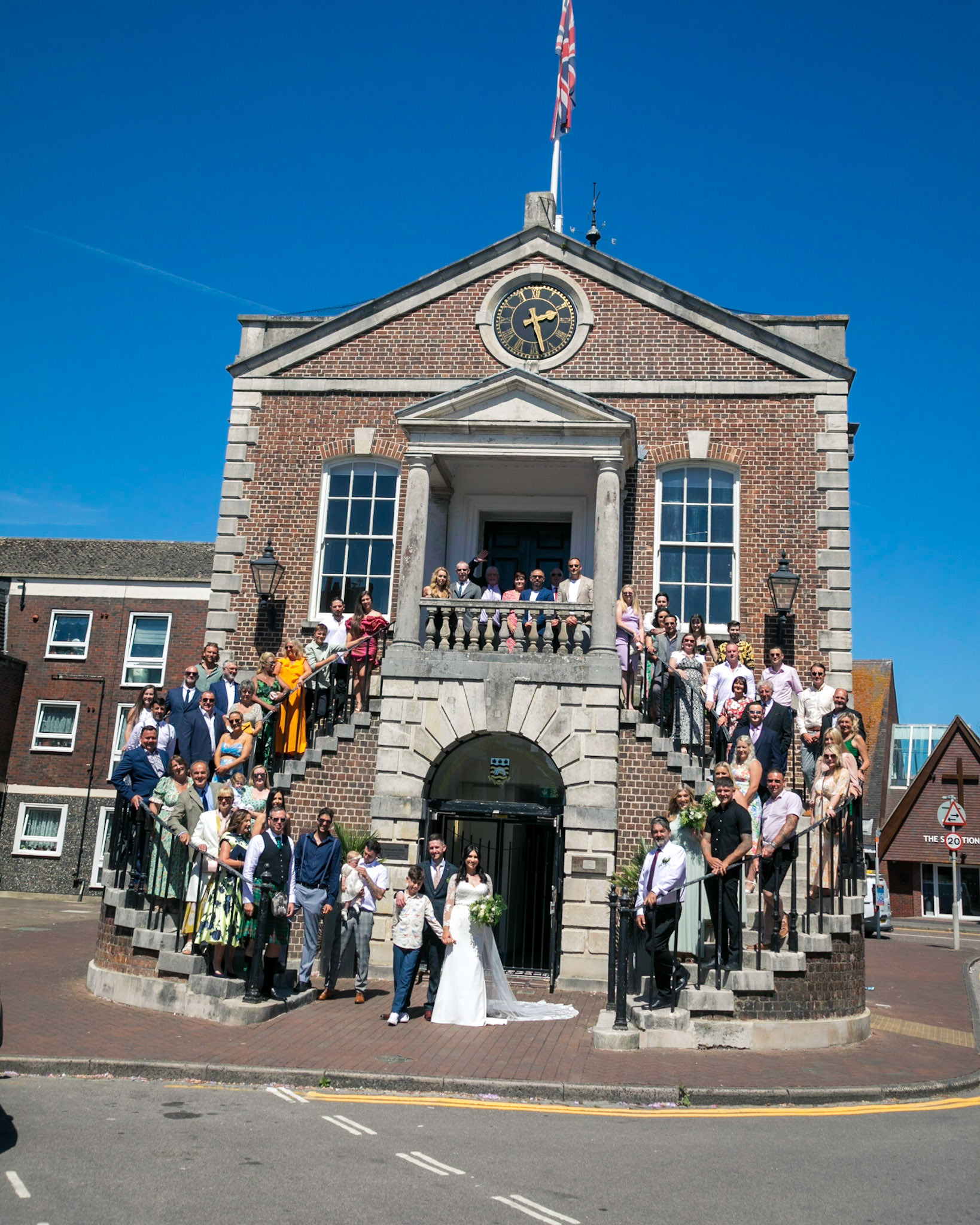 Harriet and Alan Wedding at Poole Guildhall in July 2022