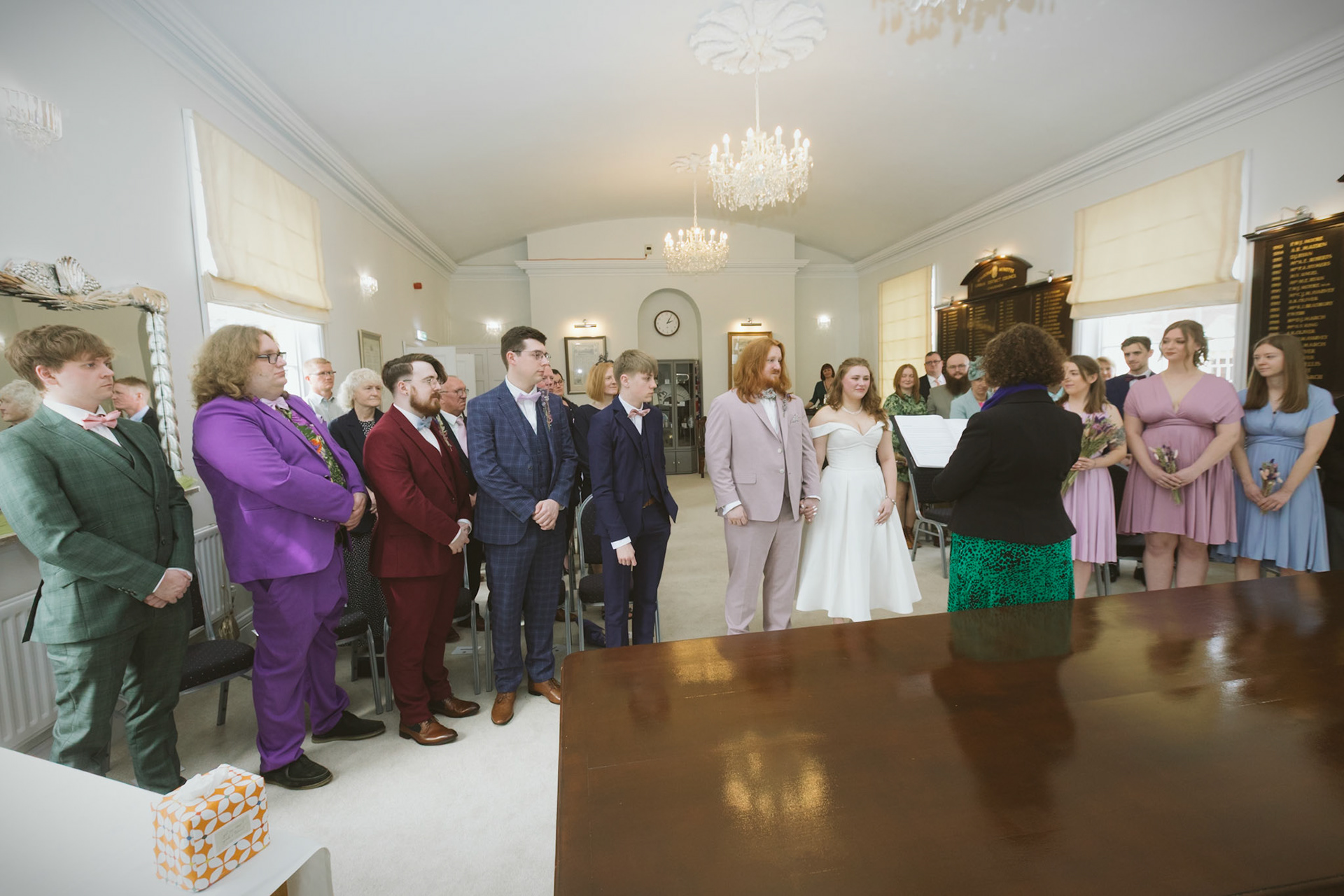 Logan and Jordans Wedding at Wimborne in March 2025