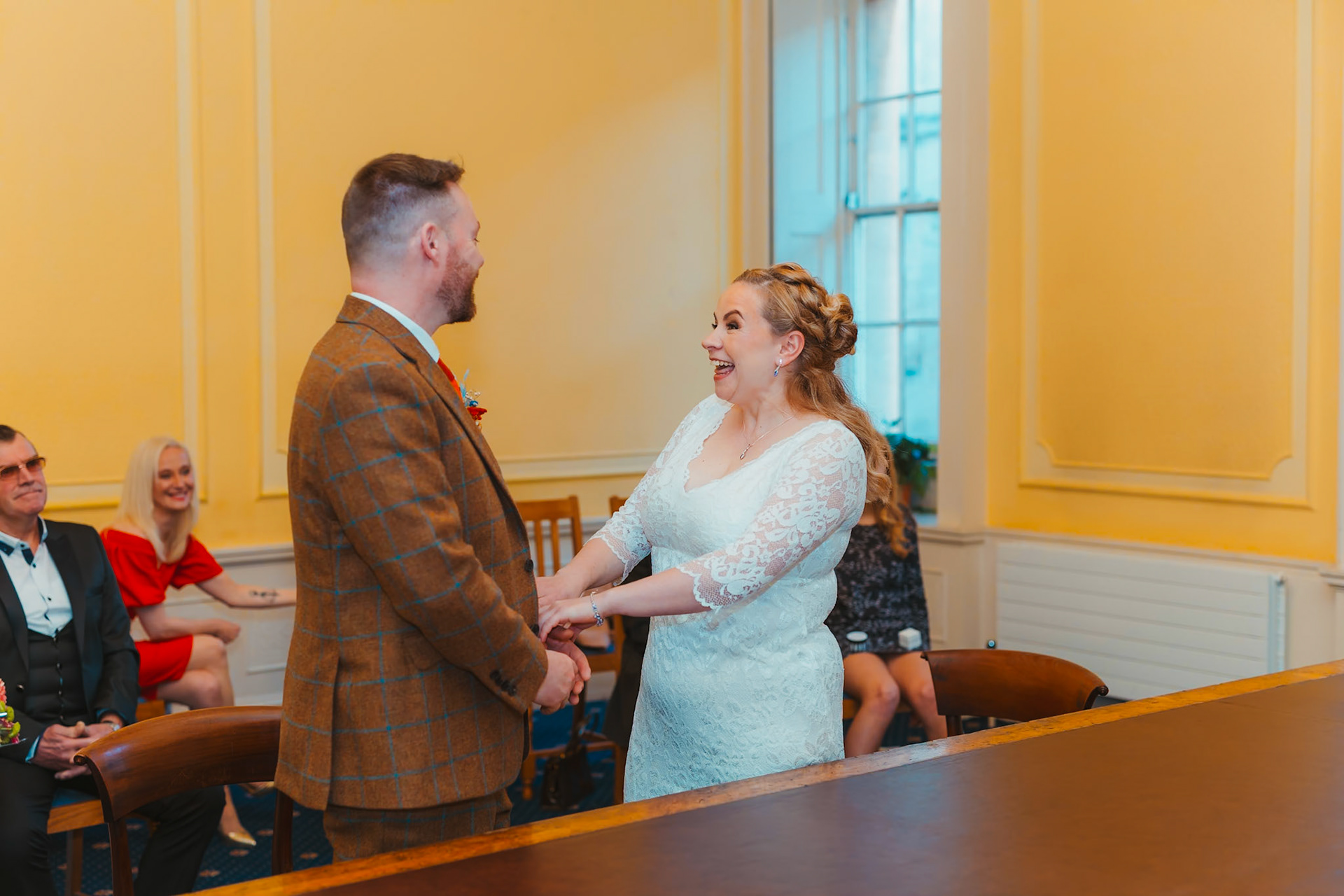 Nicole and Phils Fabulous Wedding Pictures taken at the Old Council House in Bristol on the 6th November 2023