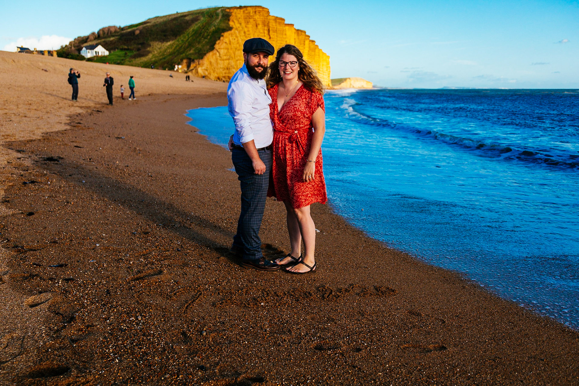 Holly and Shane Engagement Shoot West Bay Dorset