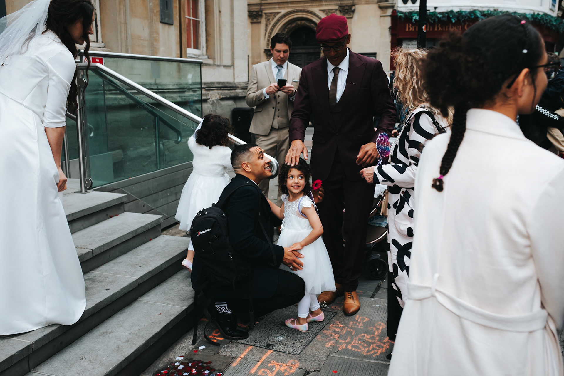 Louis and Anias Wedding in Bristol, ceremony at the Old Council Office in the City Centre with Photos in Castle park and along the river reception at Caribbean Croft on Gloucester Road