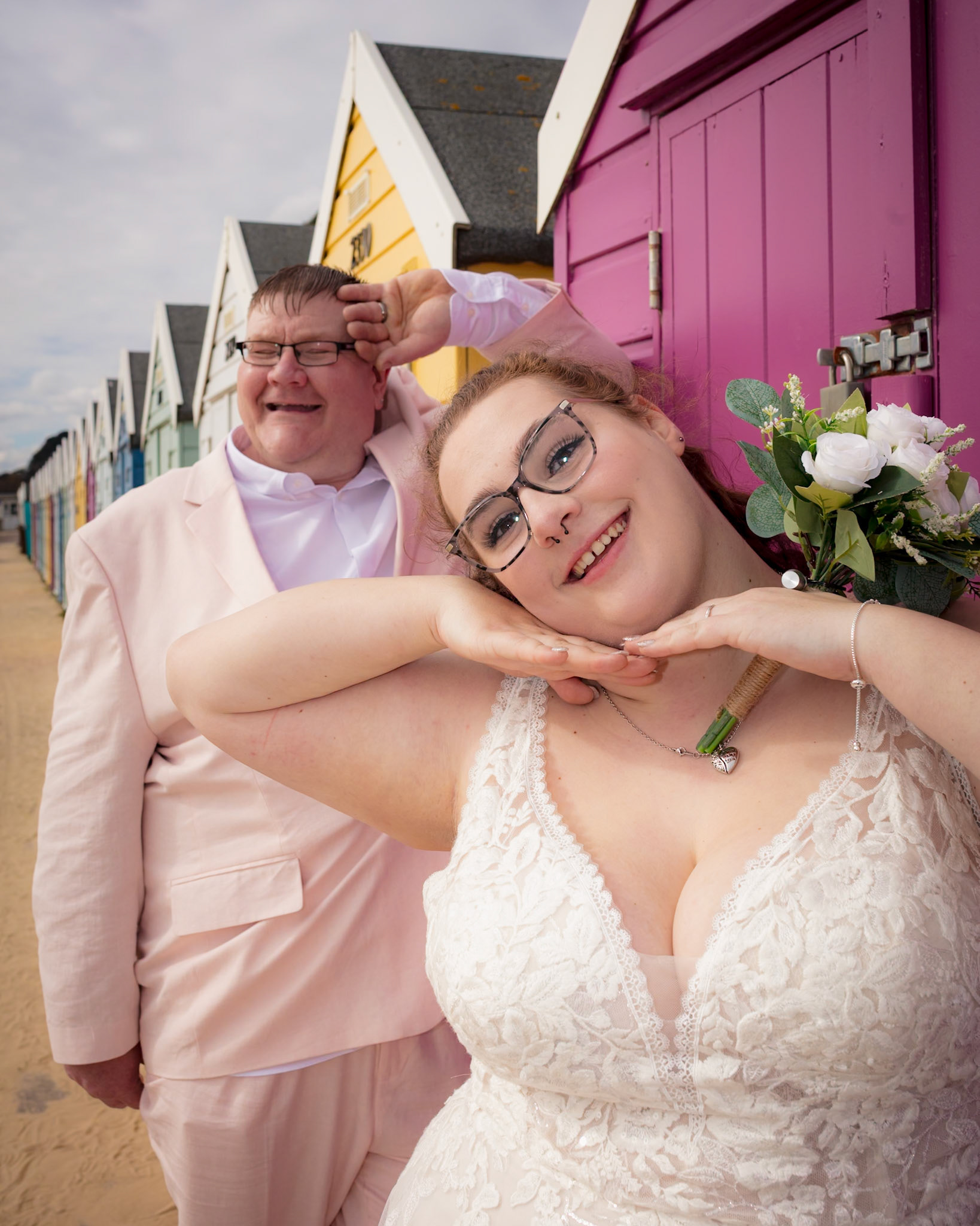 Autumn and Roberts Wedding in Bournemouth, cereomany at Bournemouth Town Hall and Photos along Bournemouth Seafront