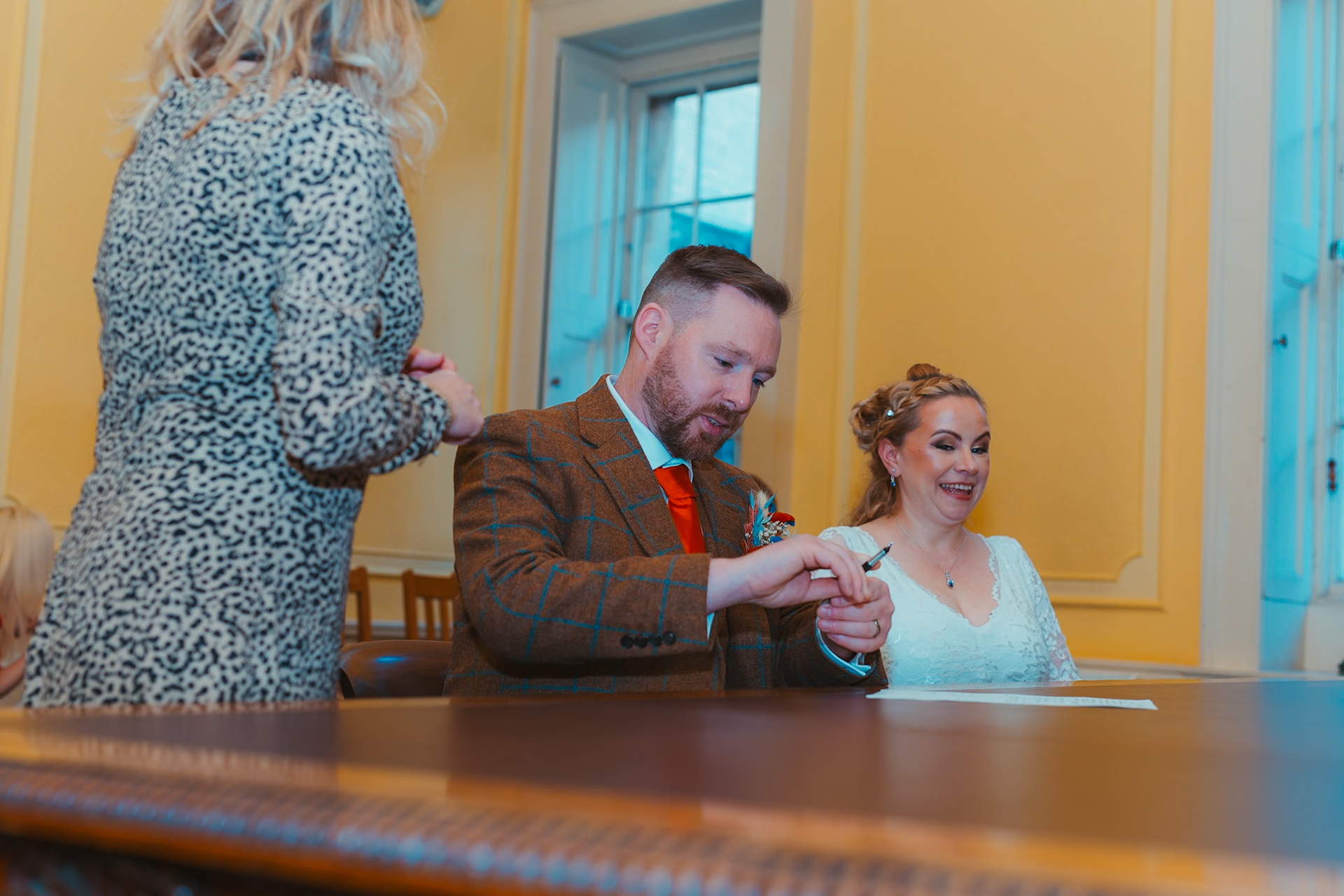 Nicole and Phils Fabulous Wedding Pictures taken at the Old Council House in Bristol on the 6th November 2023