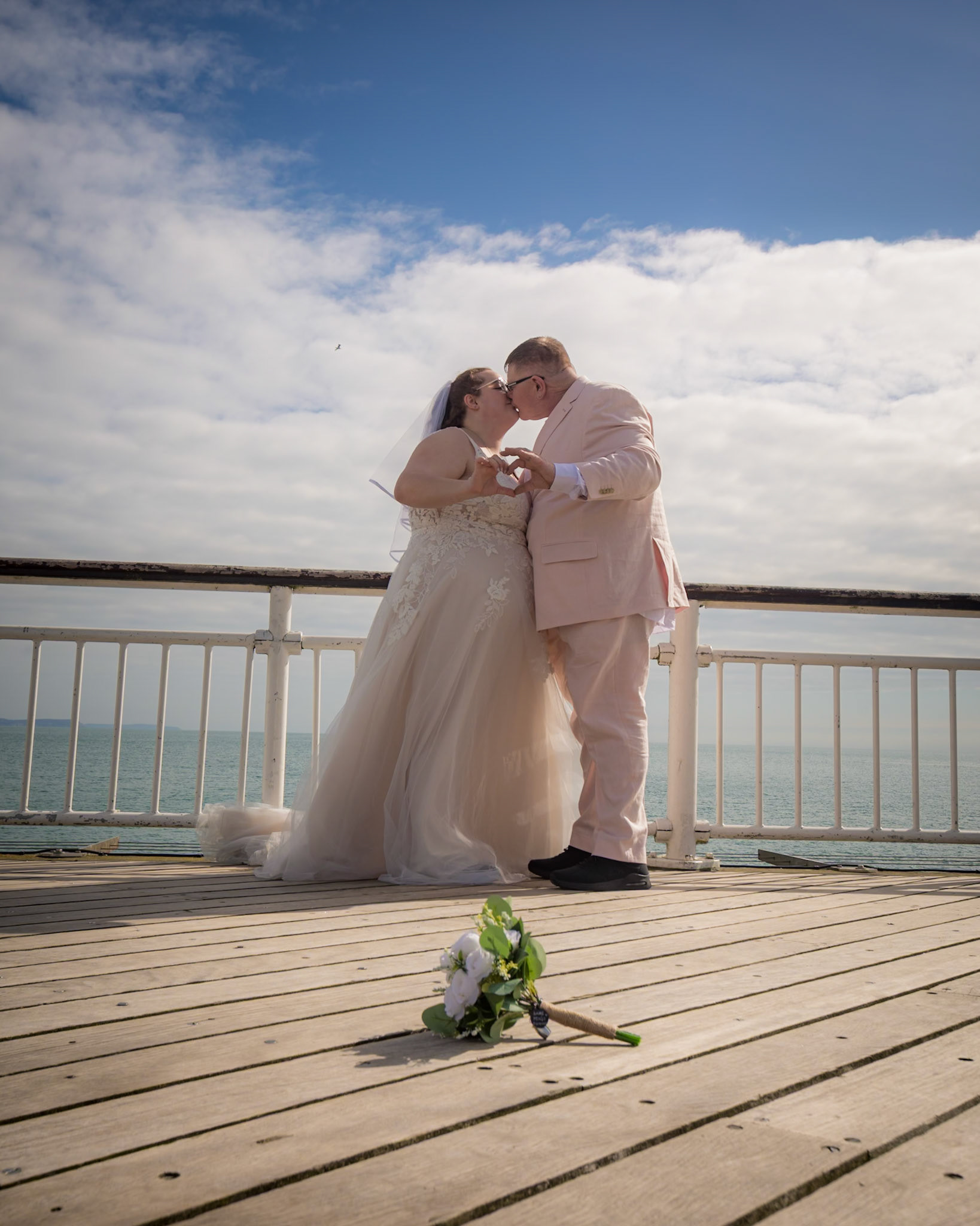 Autumn and Roberts Wedding in Bournemouth, cereomany at Bournemouth Town Hall and Photos along Bournemouth Seafront