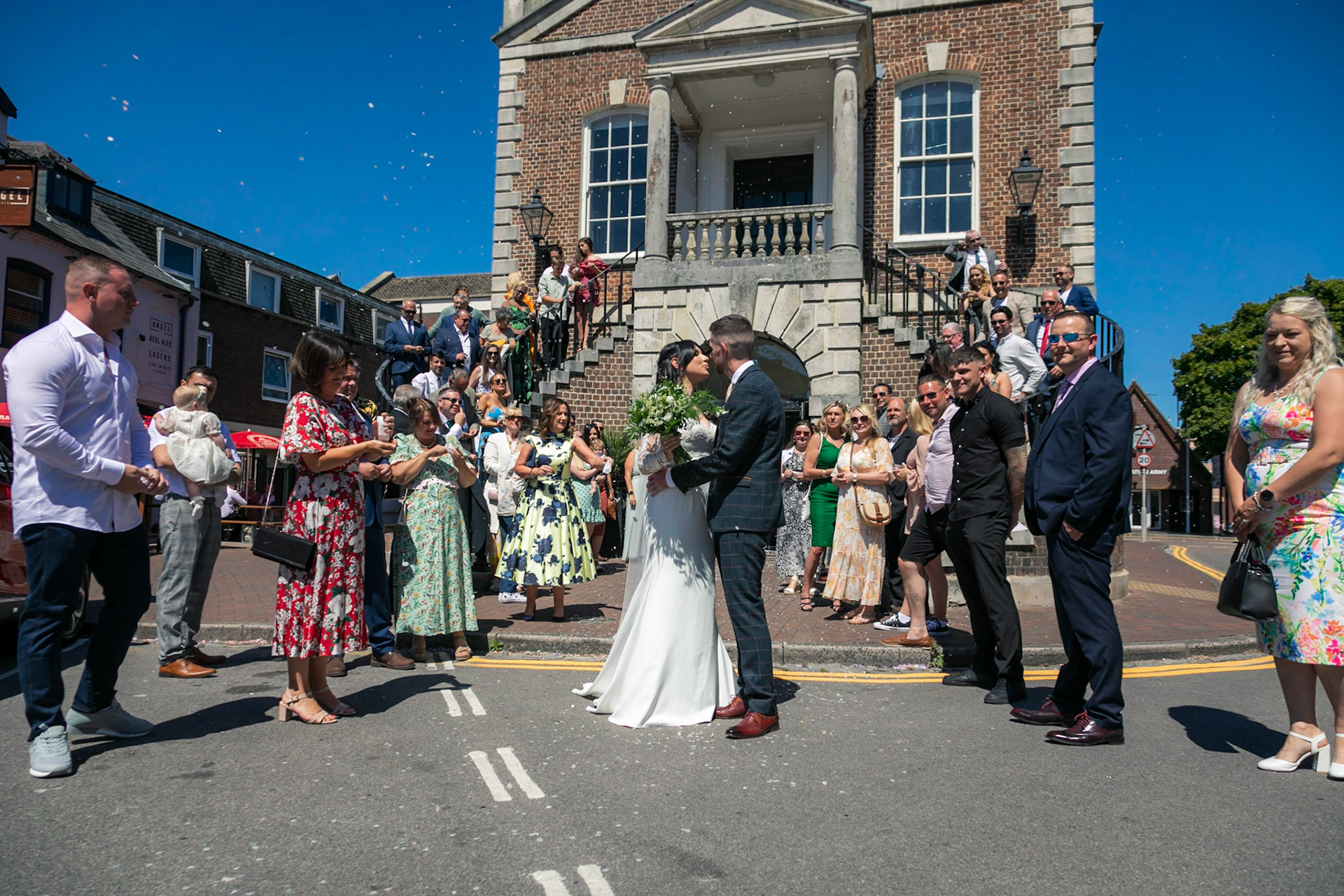 Harriet and Alan Wedding at Poole Guildhall in July 2022
