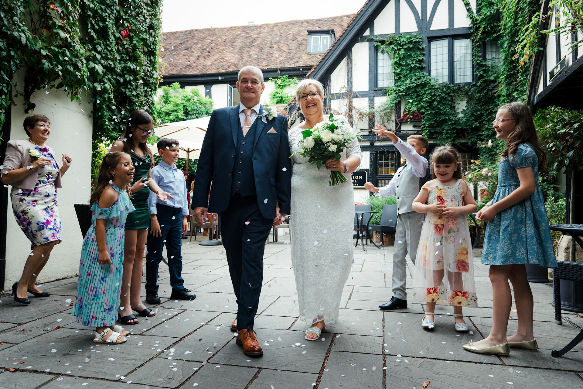 Paul and Antoinettes wedding held on the 16th September 2023 at the Red Lion Pub in Salisbury