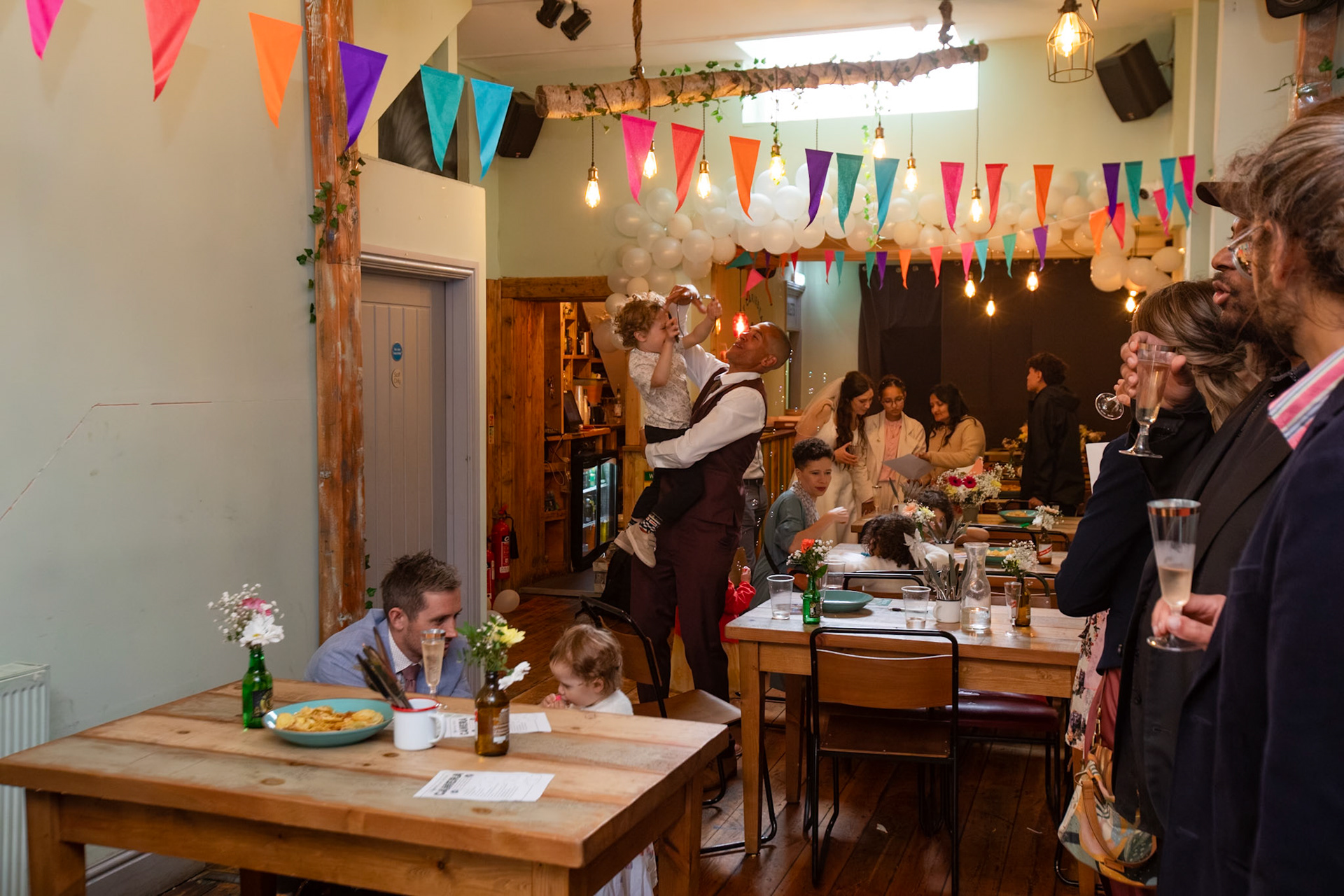 Louis and Anias Wedding in Bristol, ceremony at the Old Council Office in the City Centre with Photos in Castle park and along the river reception at Caribbean Croft on Gloucester Road