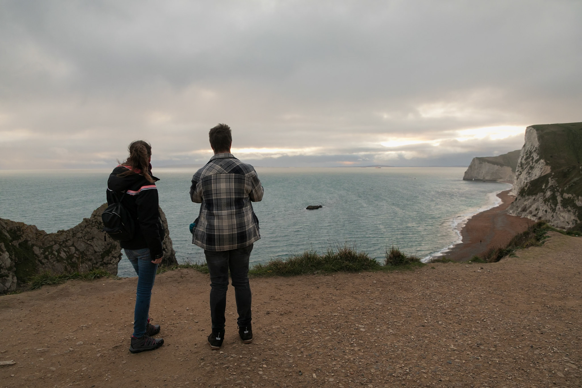 Jake proposal to Becky at Durdle Door Dorset on the 30th December 2024