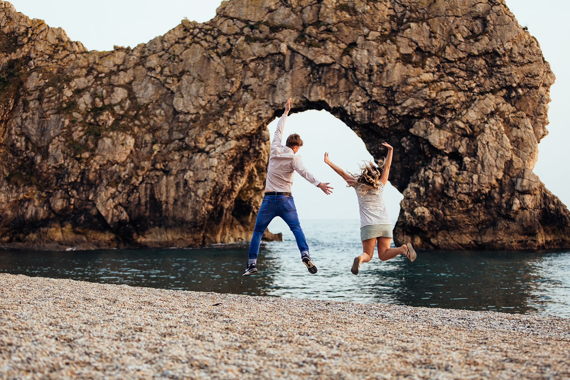 Engagement Photography Shoot at Durdle Door Dorset