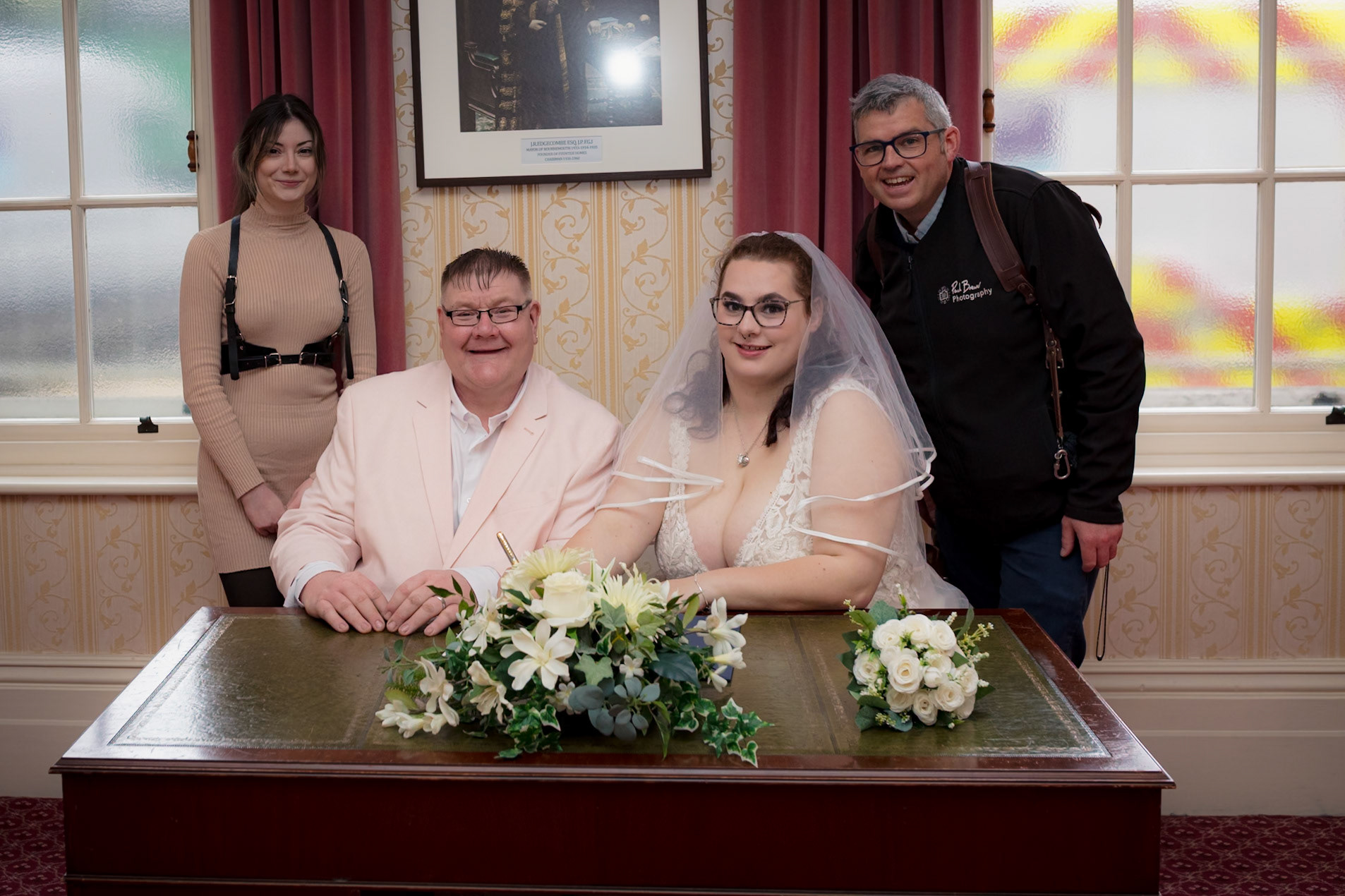 Autumn and Roberts Wedding in Bournemouth, cereomany at Bournemouth Town Hall and Photos along Bournemouth Seafront