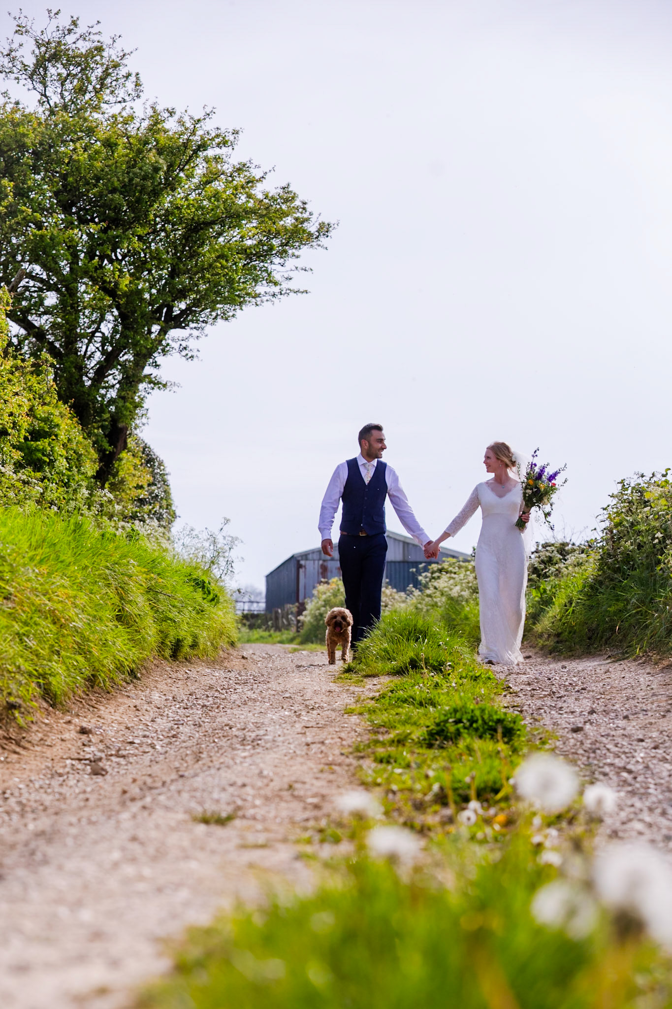 Pictures from Jay and Flo's beautiful spring wedding that took place at Shaftesbury in North Dorset and